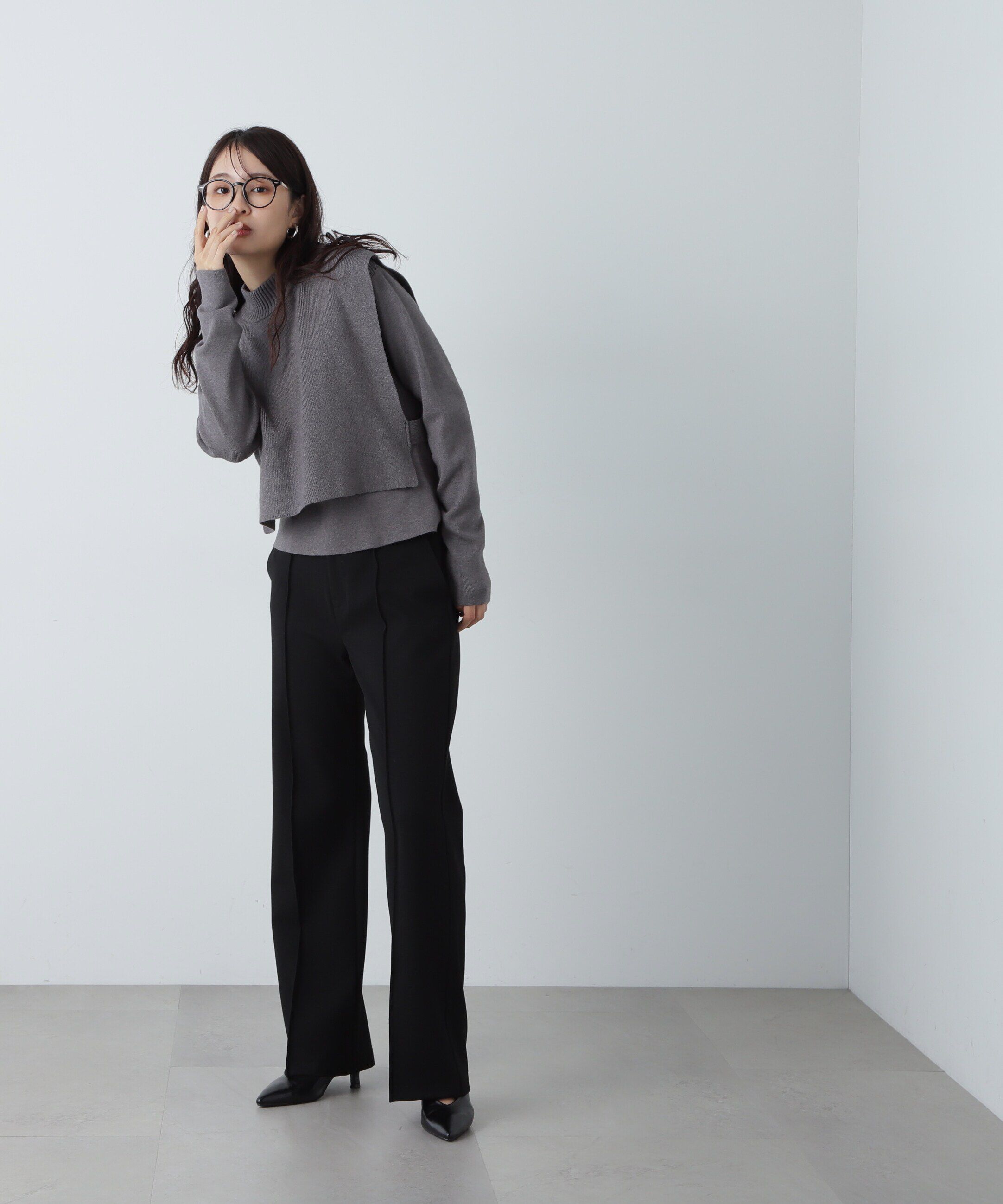  「起毛セミフレアパンツ」|その他|