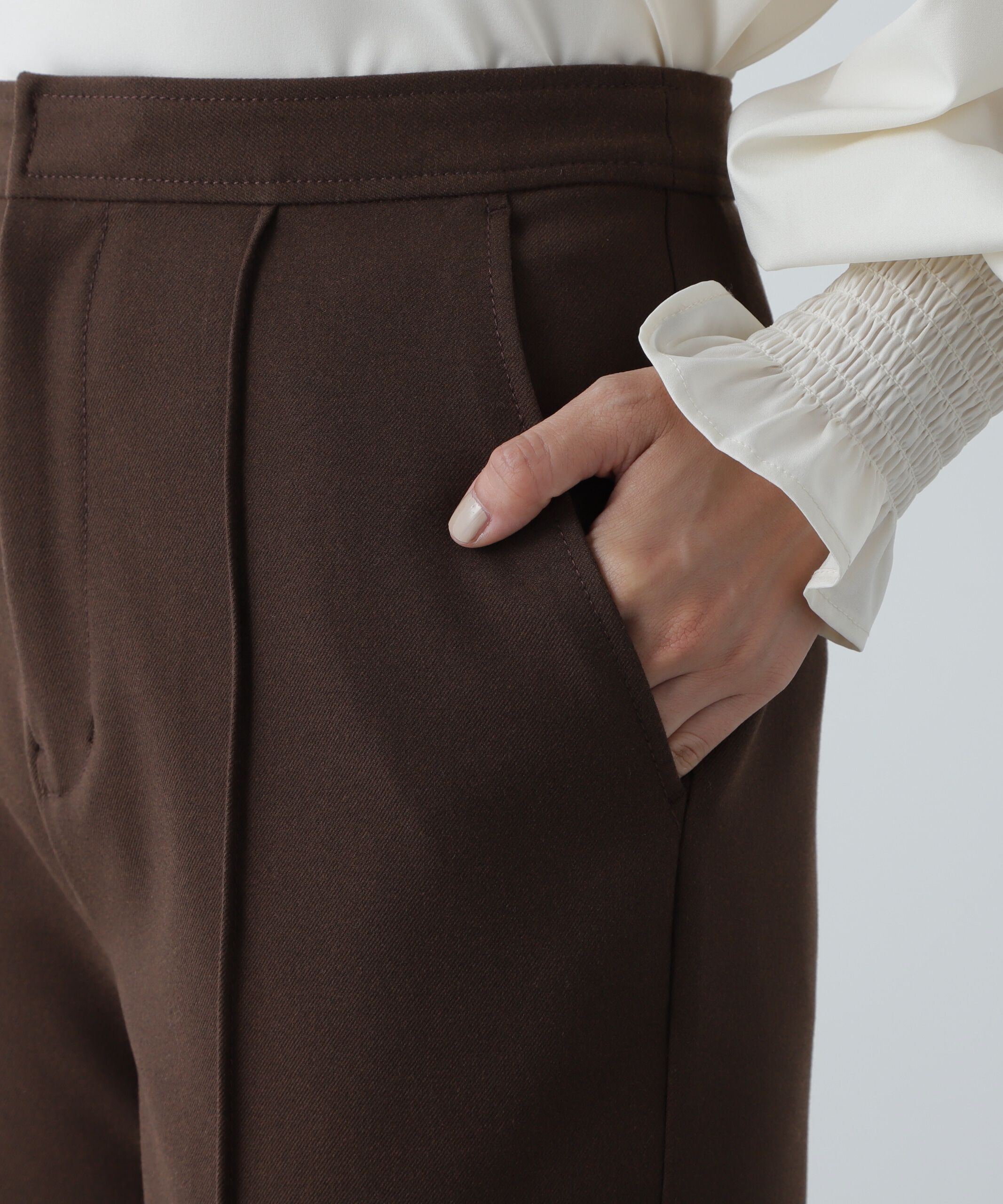  「起毛セミフレアパンツ」|その他|