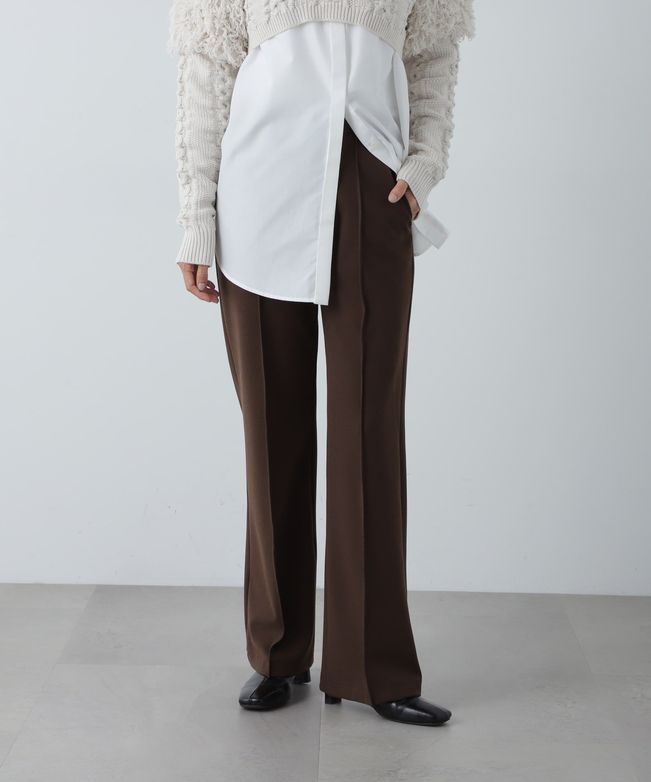  「起毛セミフレアパンツ」|その他|