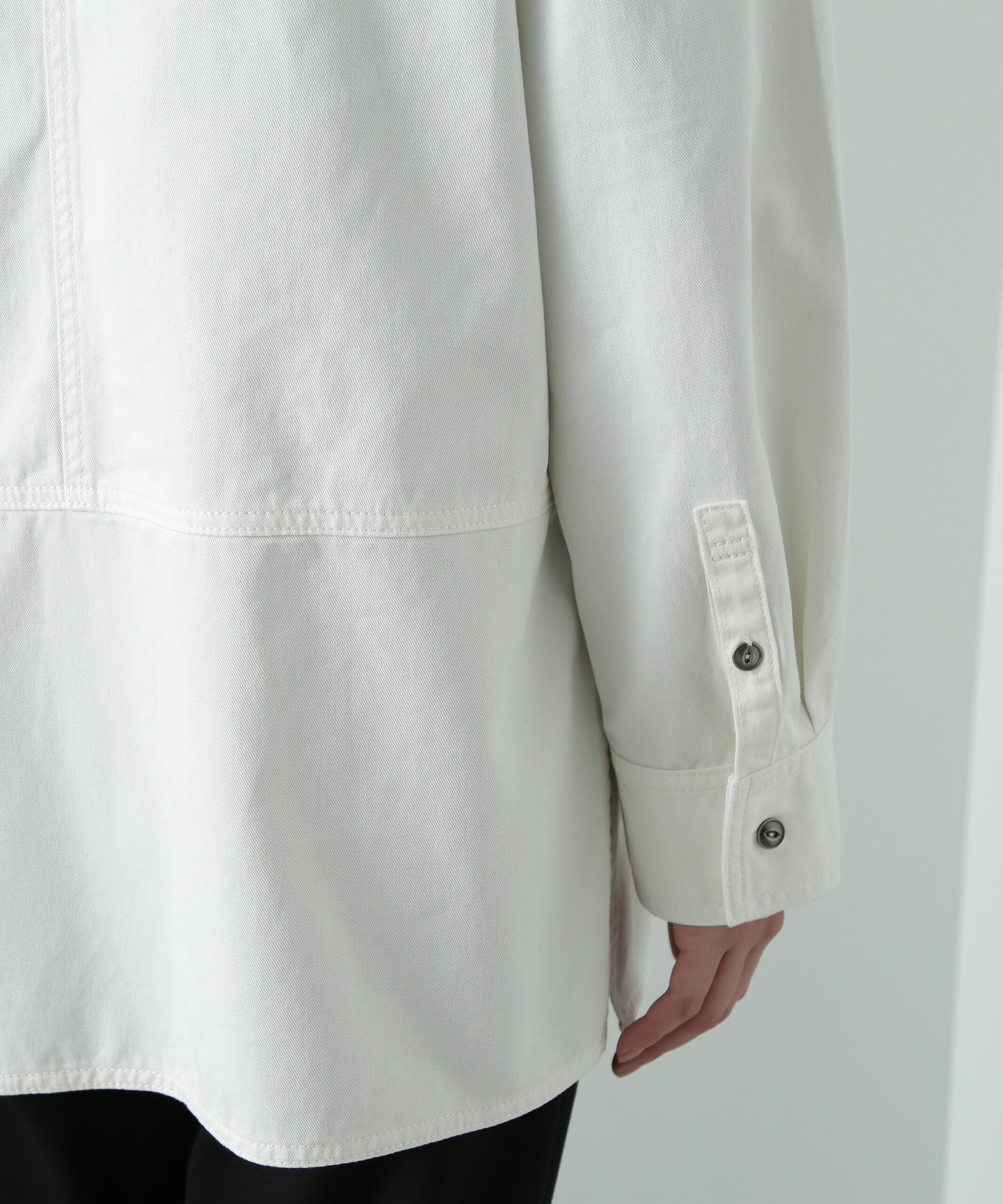  「サイドスリットオーバーサイズシャツ」|シャツ・ブラウス|