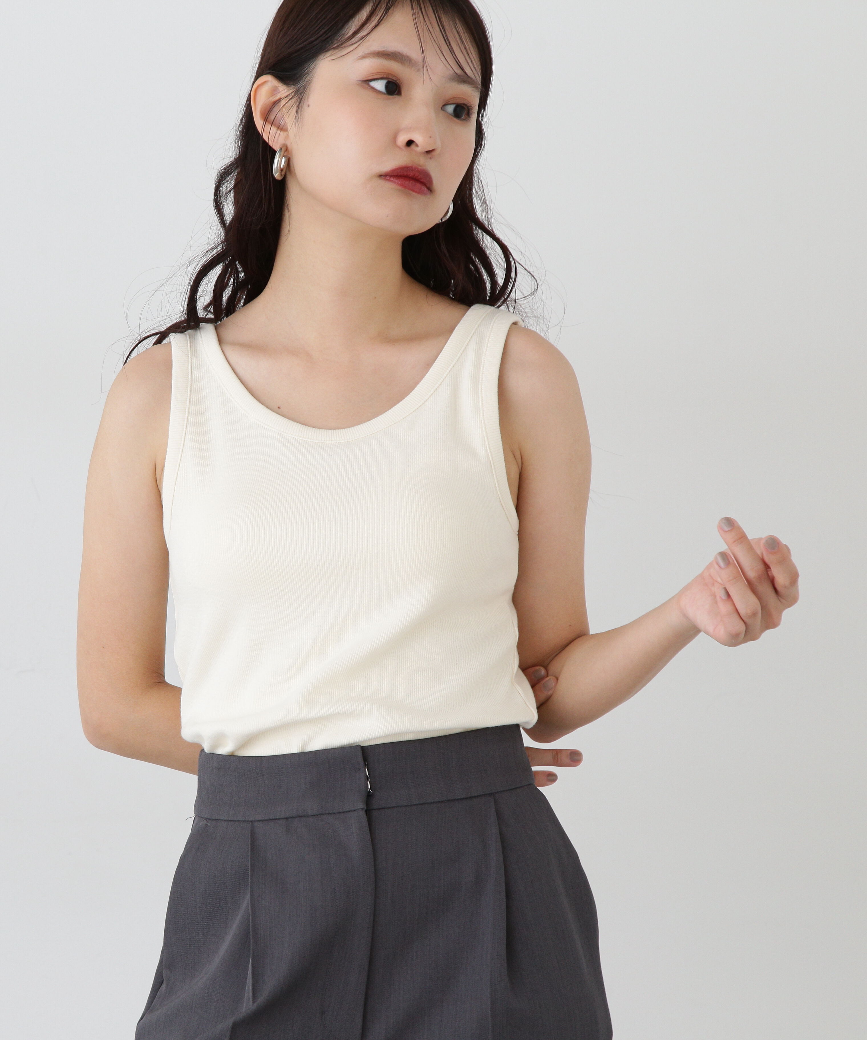  「カップツキテレコカットソー」|Tシャツ・カットソー|