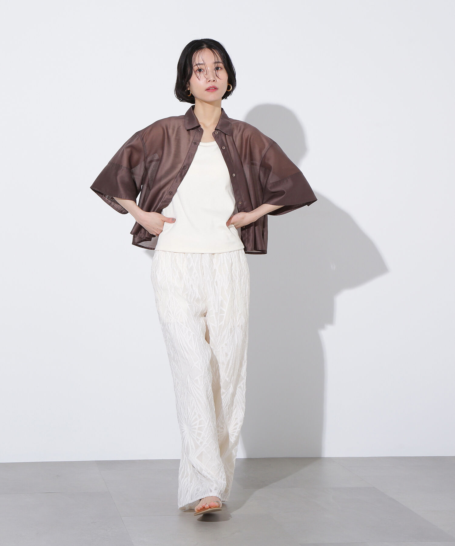  「カップツキテレコカットソー」|Tシャツ・カットソー|