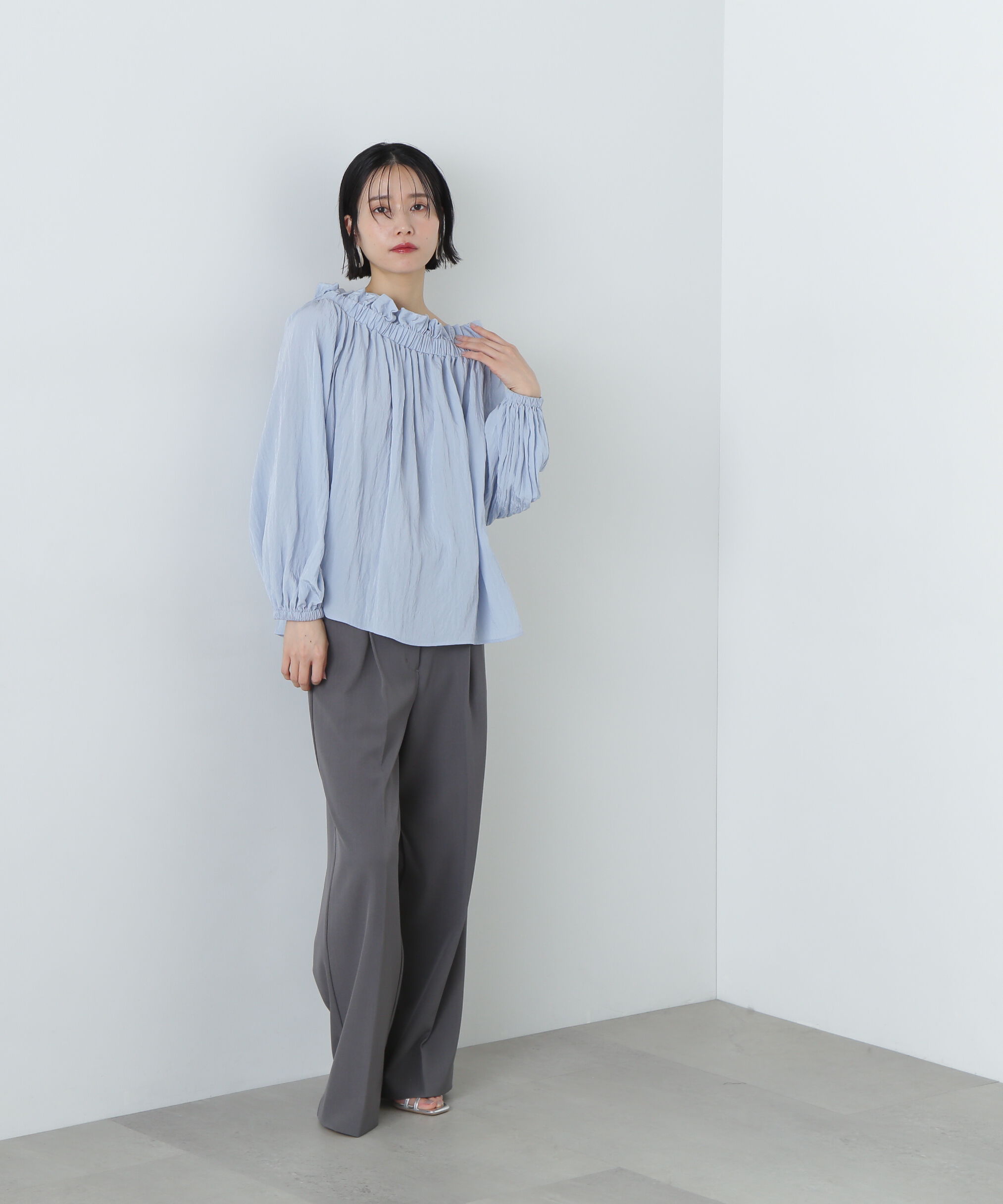  「スラックスワイドパンツ」|その他|