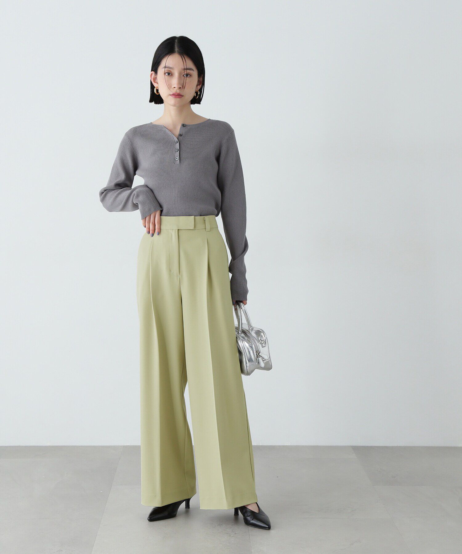  「スラックスワイドパンツ」|その他|