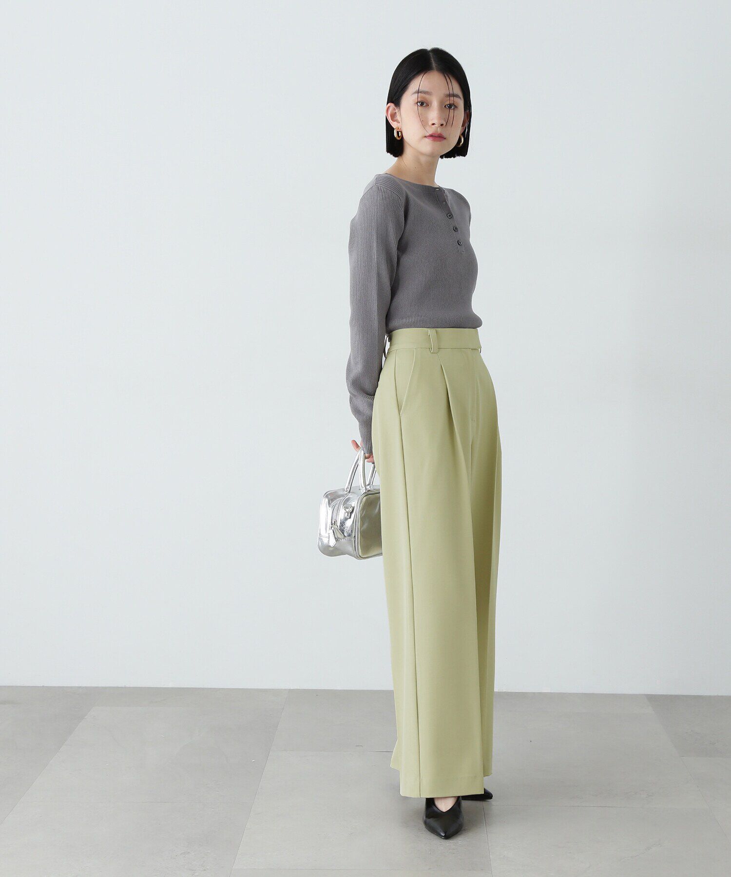  「スラックスワイドパンツ」|その他|