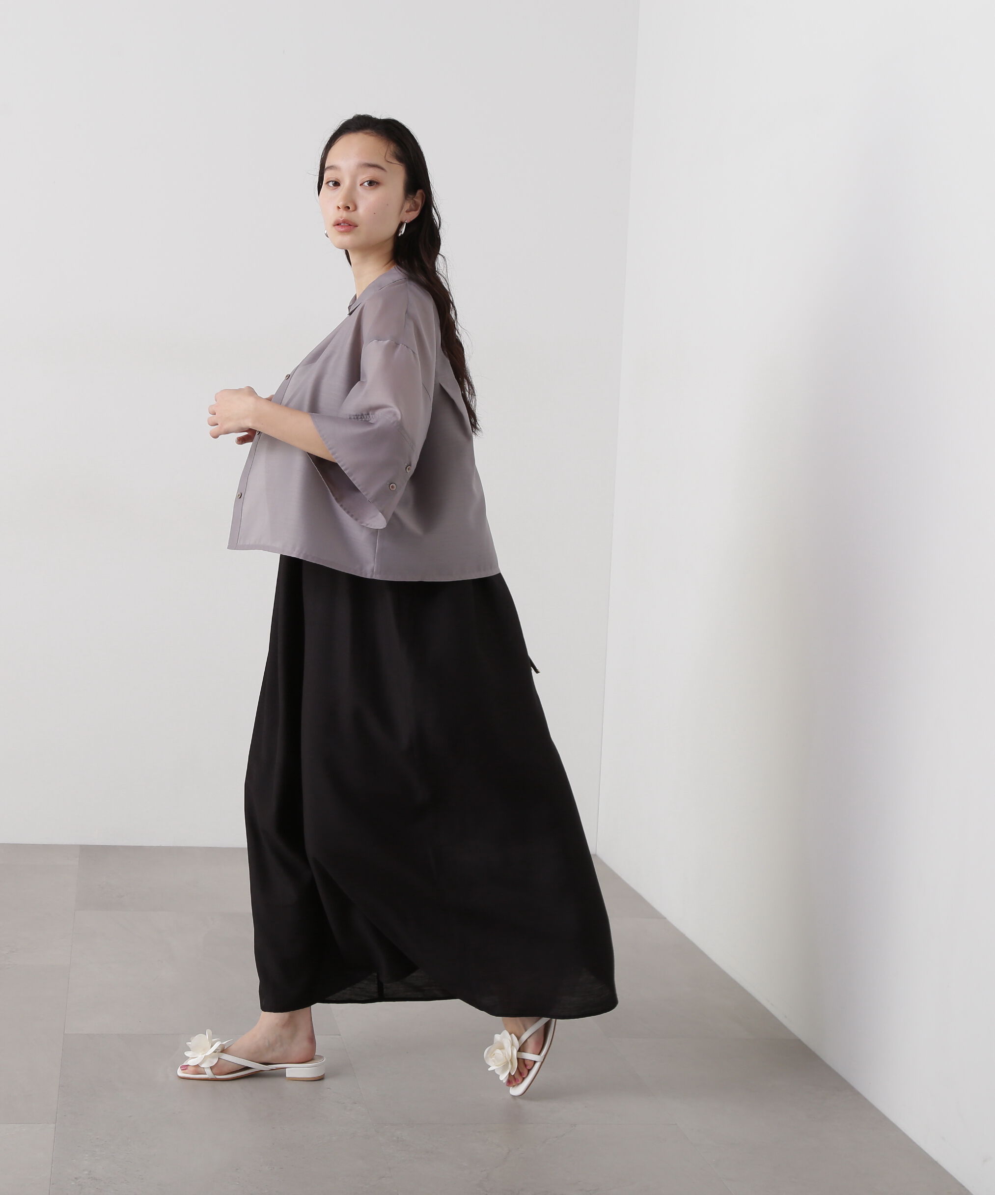  「ギャザーキャミワンピース」|ワンピース|