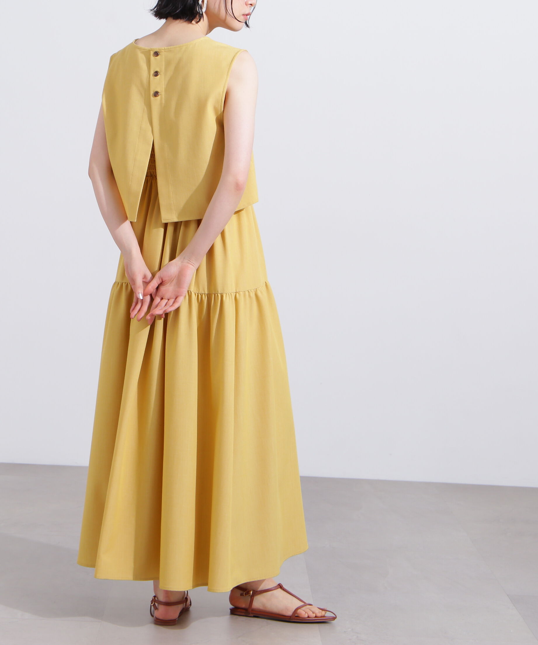  「Vトップキャミワンピースセット」|ワンピース|