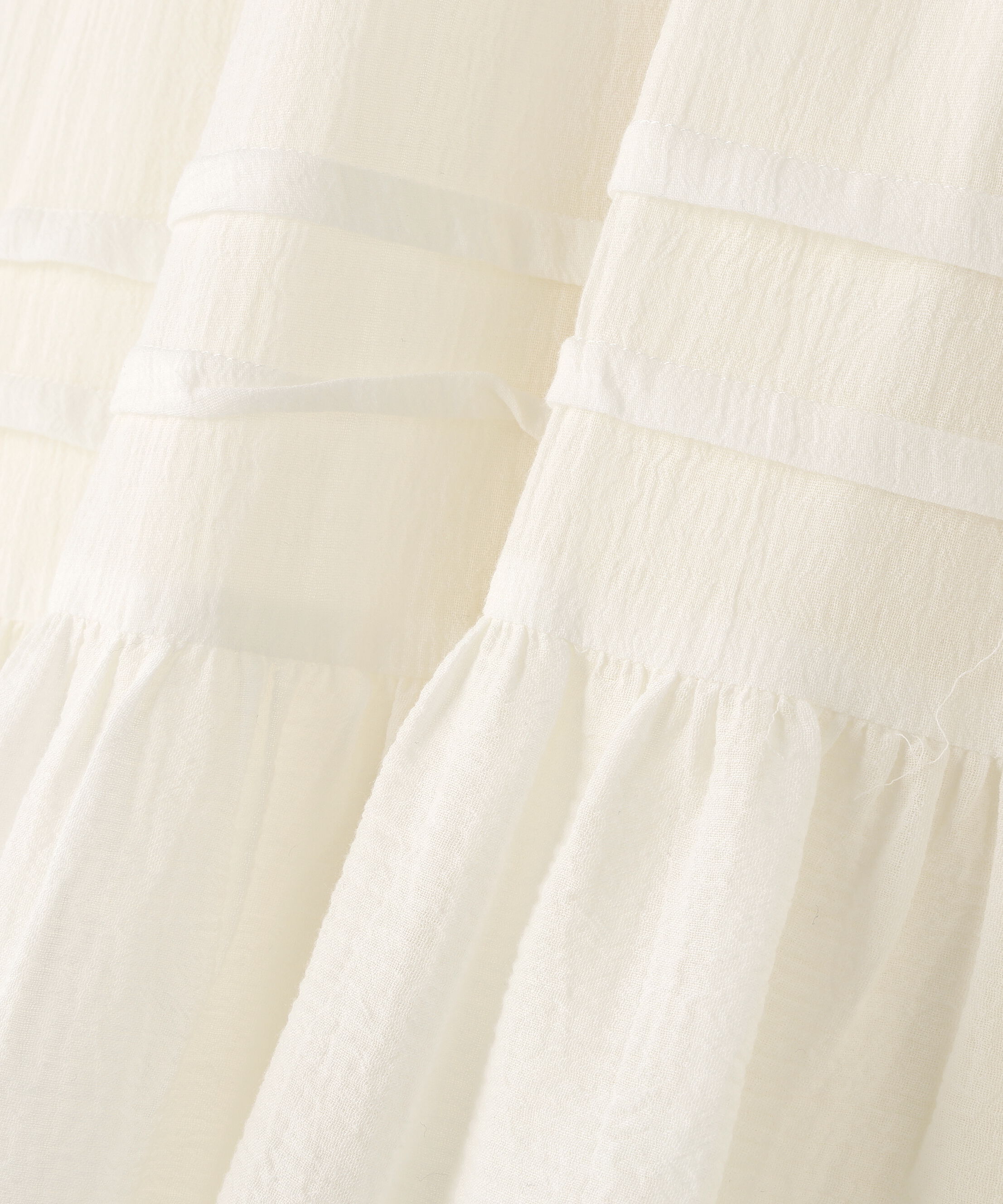  「楊柳切替ティアードスカート」|スカート|