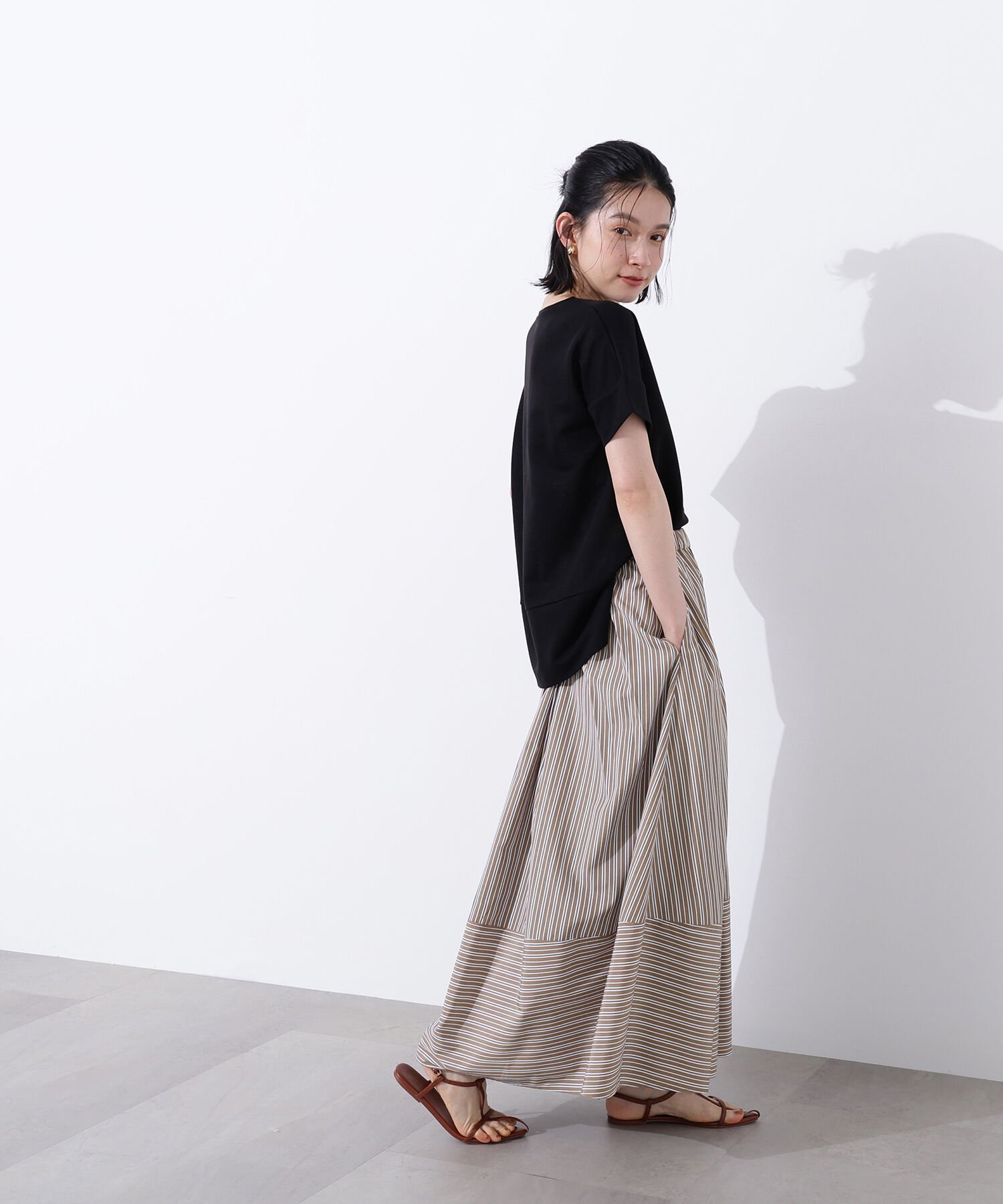  「シアーボクシーカットソー」|Tシャツ・カットソー|