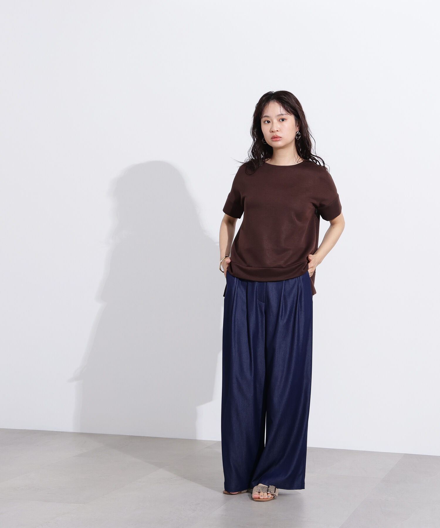  「シアーボクシーカットソー」|Tシャツ・カットソー|