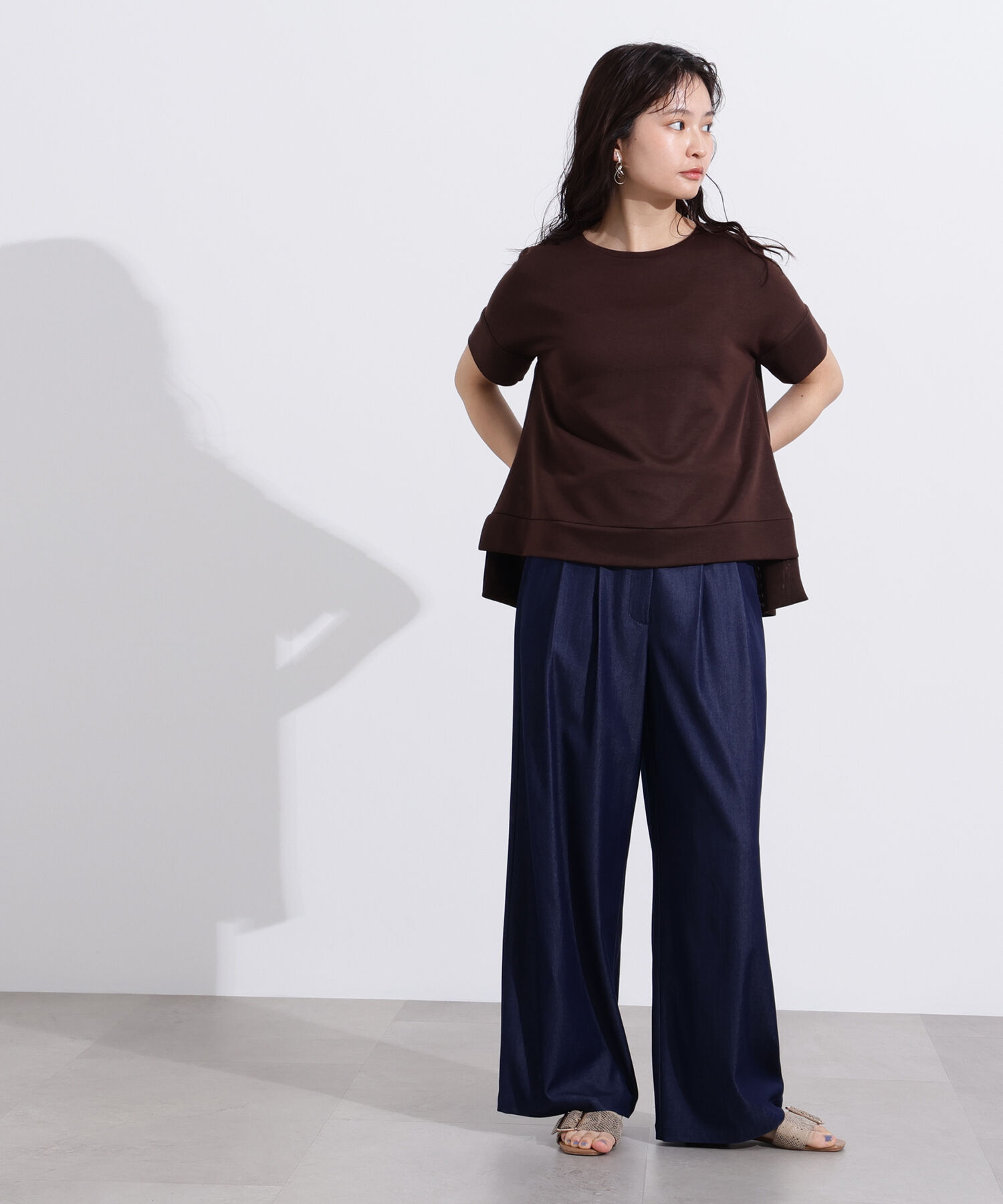  「シアーボクシーカットソー」|Tシャツ・カットソー|