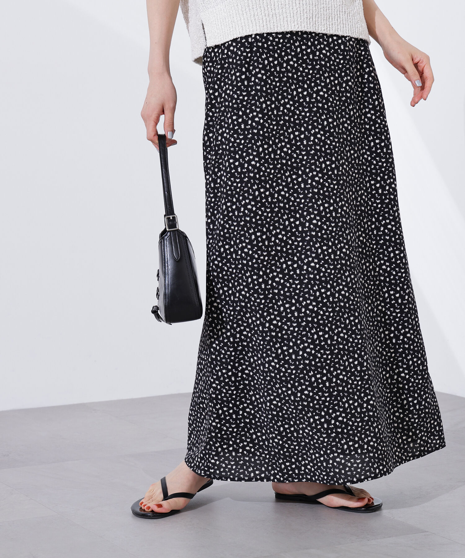  「アニマルプリントナロースカート」|スカート|ブラックベー 2