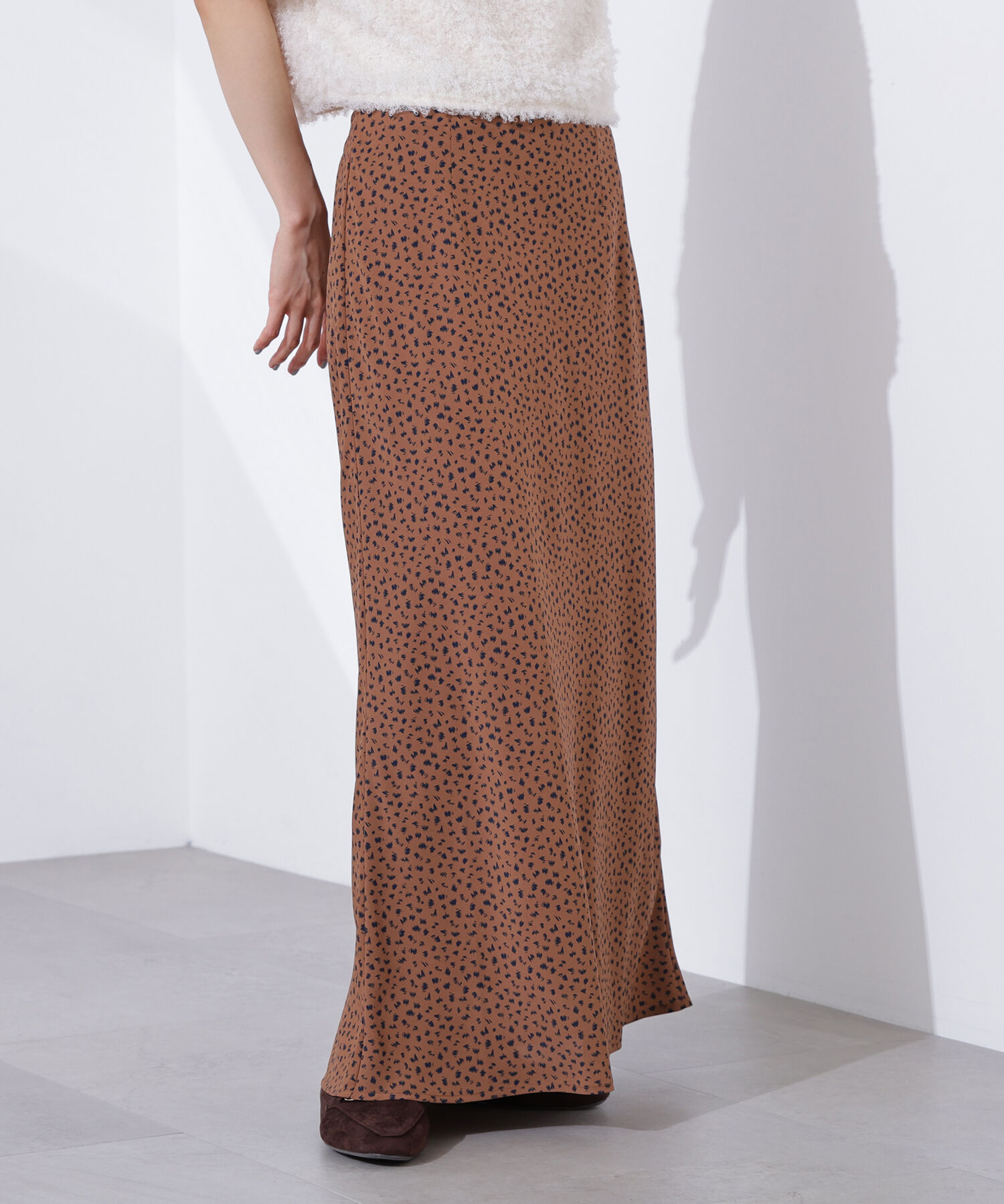  「アニマルプリントナロースカート」|スカート|