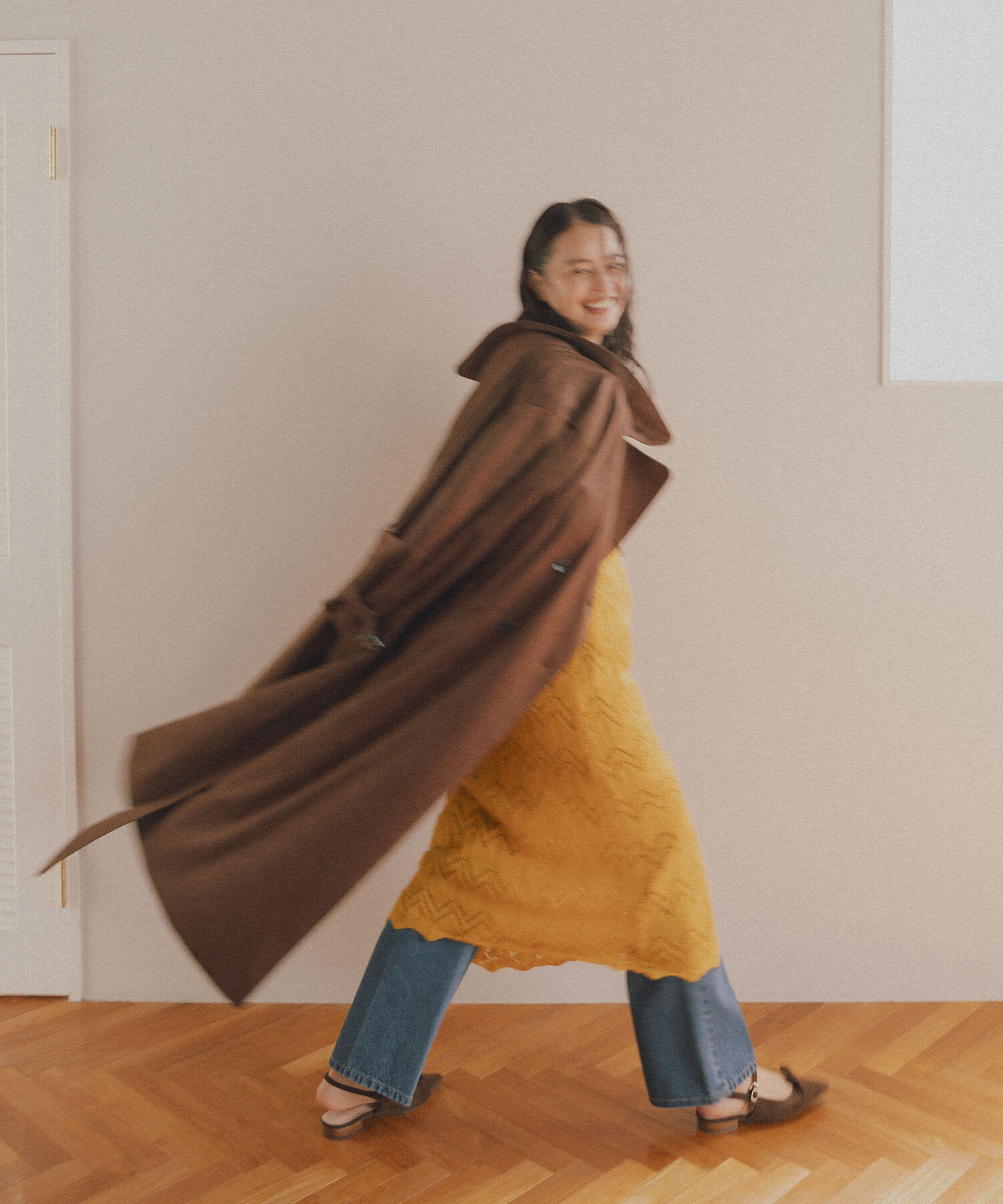  「センタープレスフレアデニムパンツ」|その他|