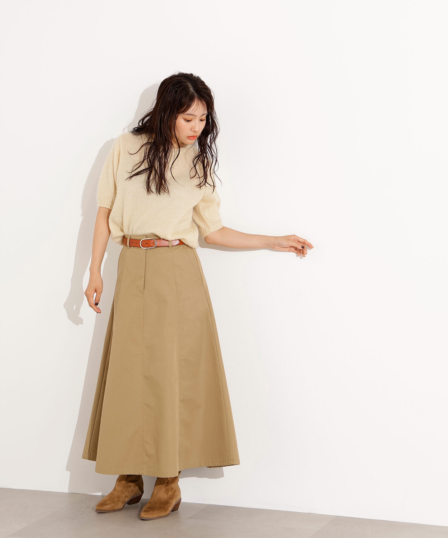 「フレアチノスカート」|スカート|