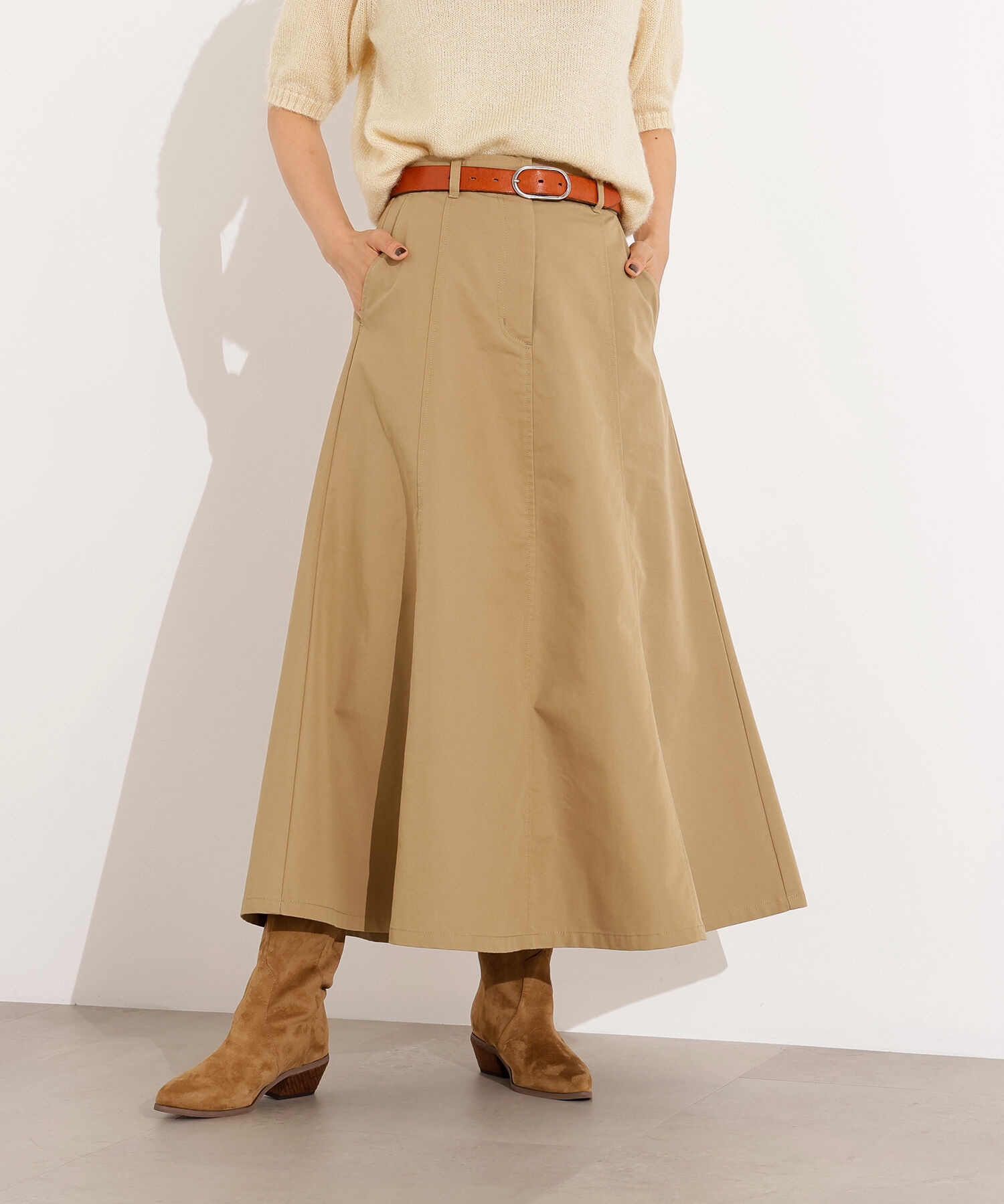 「フレアチノスカート」|スカート|