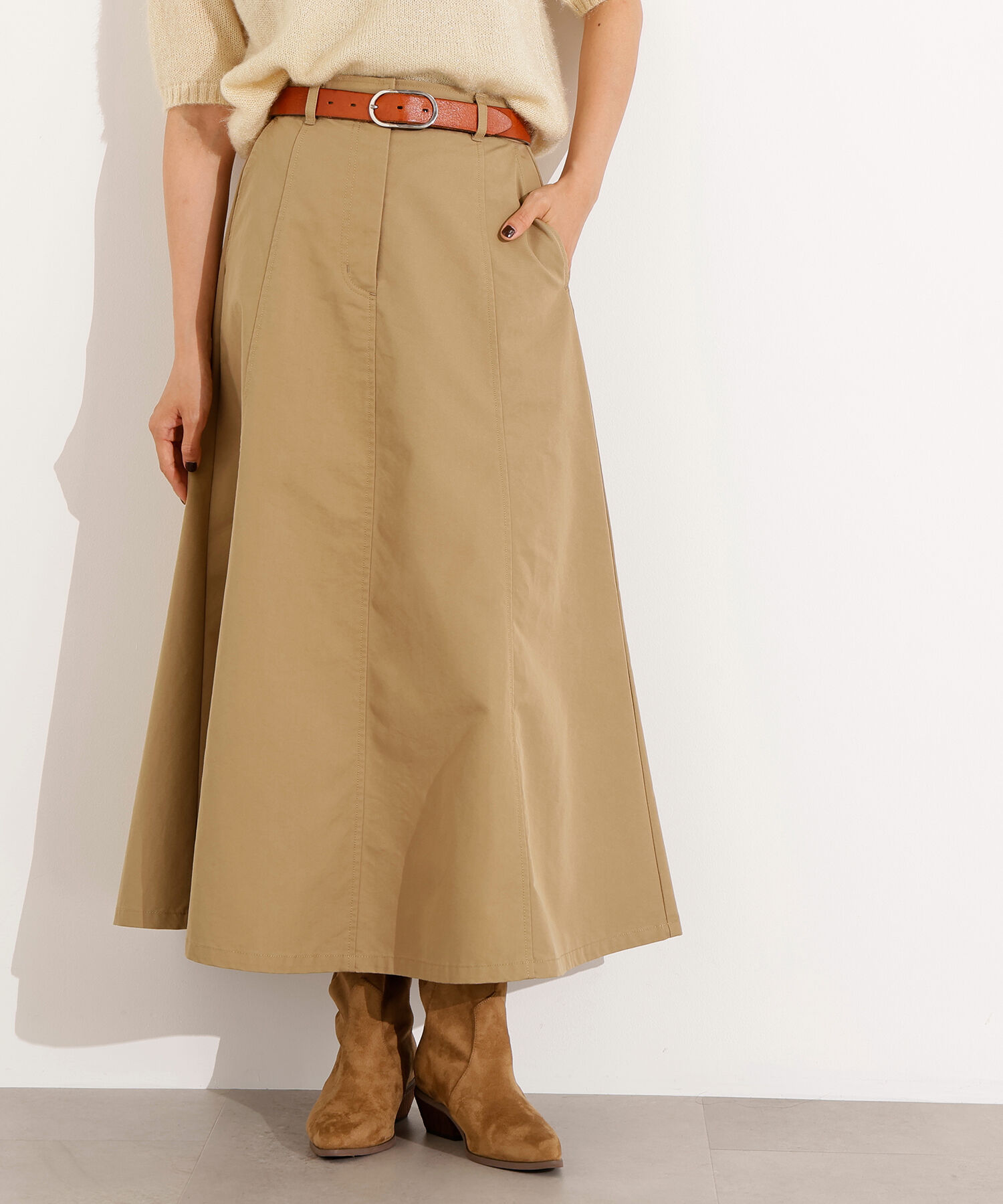  「フレアチノスカート」|スカート|