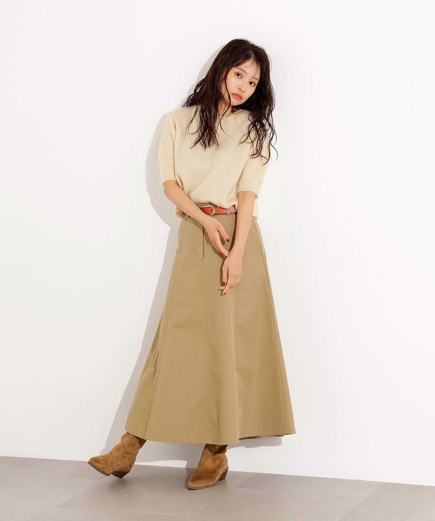  「フレアチノスカート」|スカート|