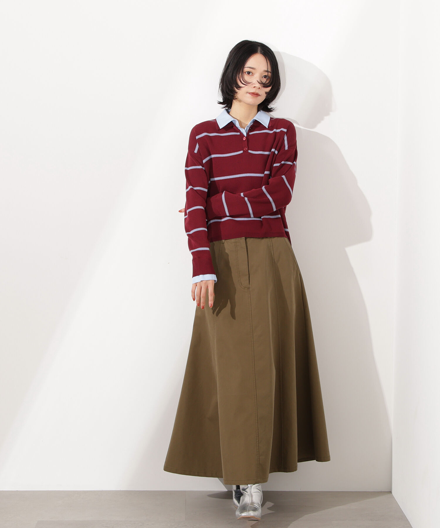  「フレアチノスカート」|スカート|
