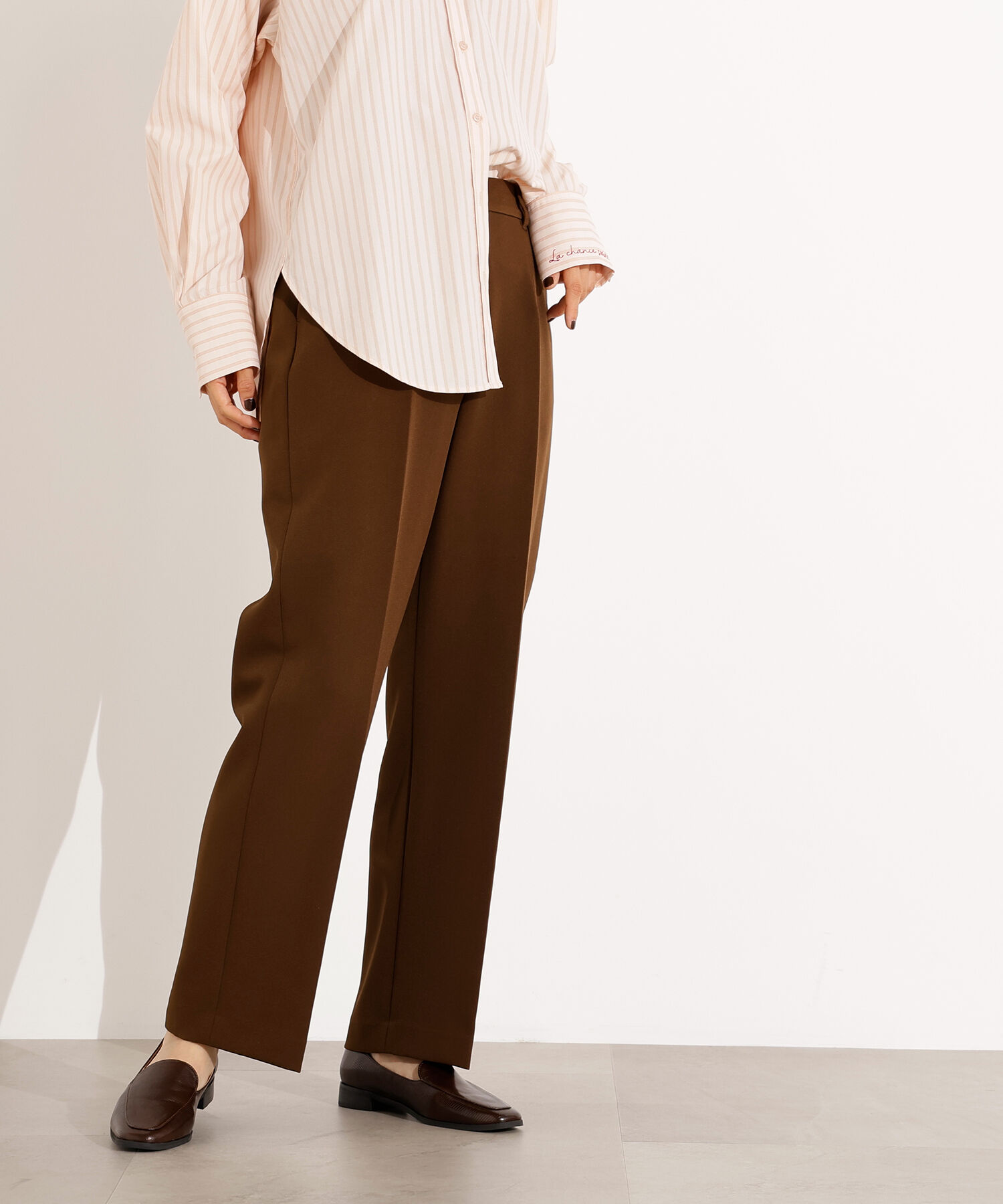  「ベーシックストレートパンツ」|その他|