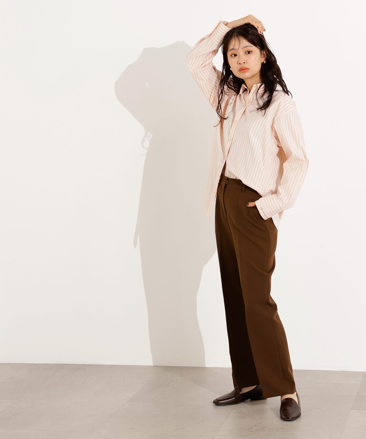  「ベーシックストレートパンツ」|その他|