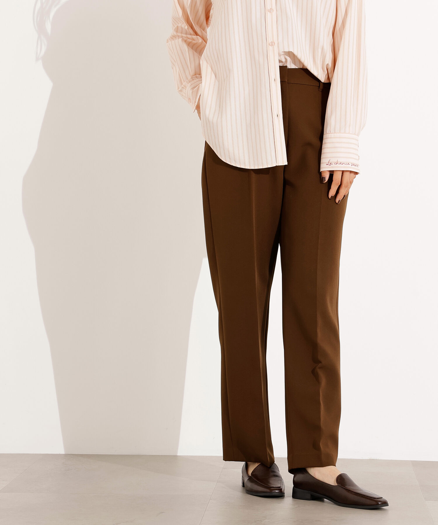  「ベーシックストレートパンツ」|その他|