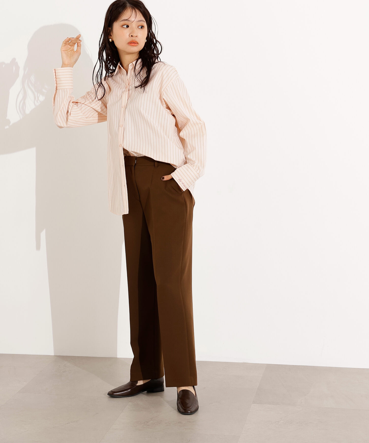  「ベーシックストレートパンツ」|その他|