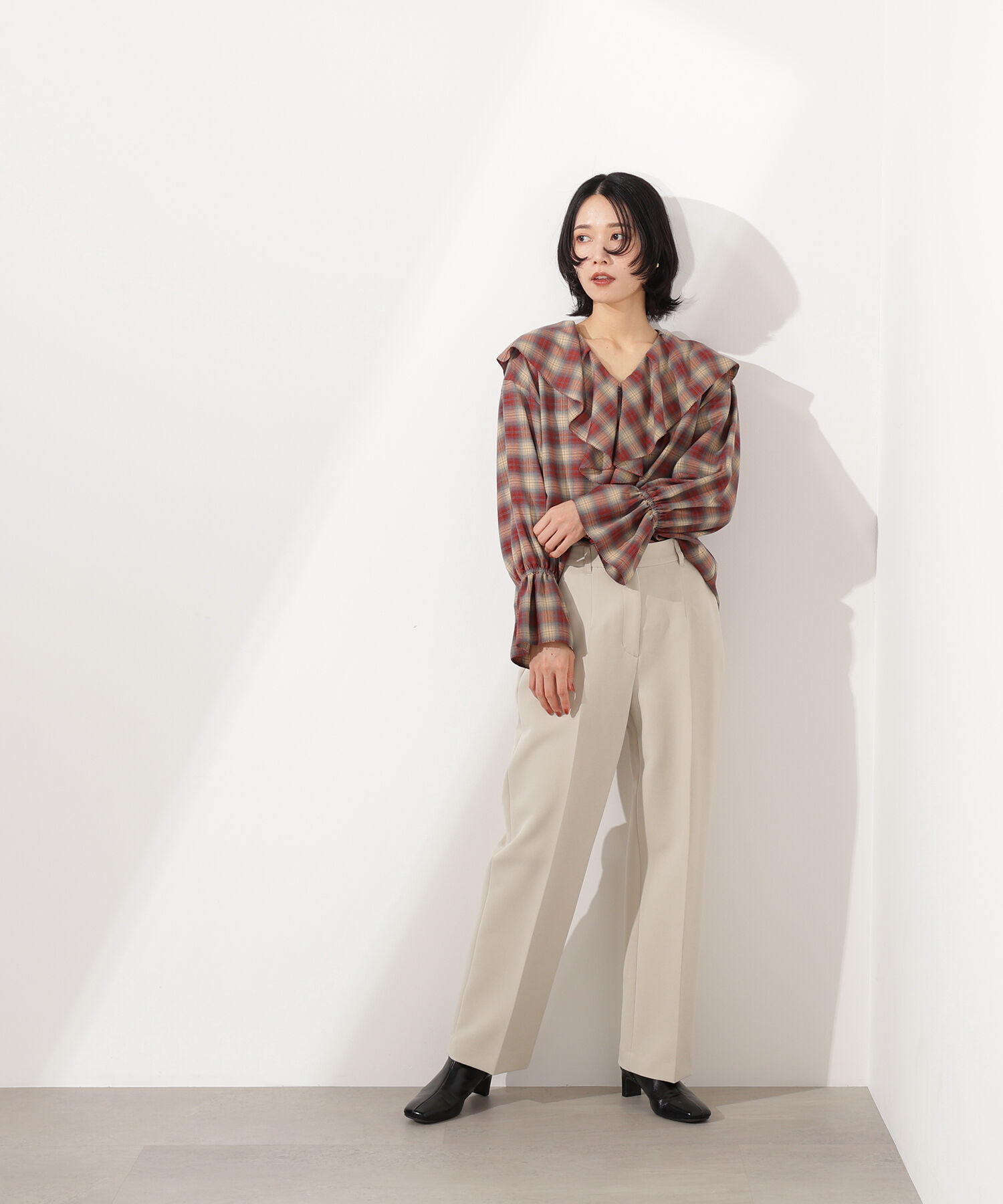  「ベーシックストレートパンツ」|その他|