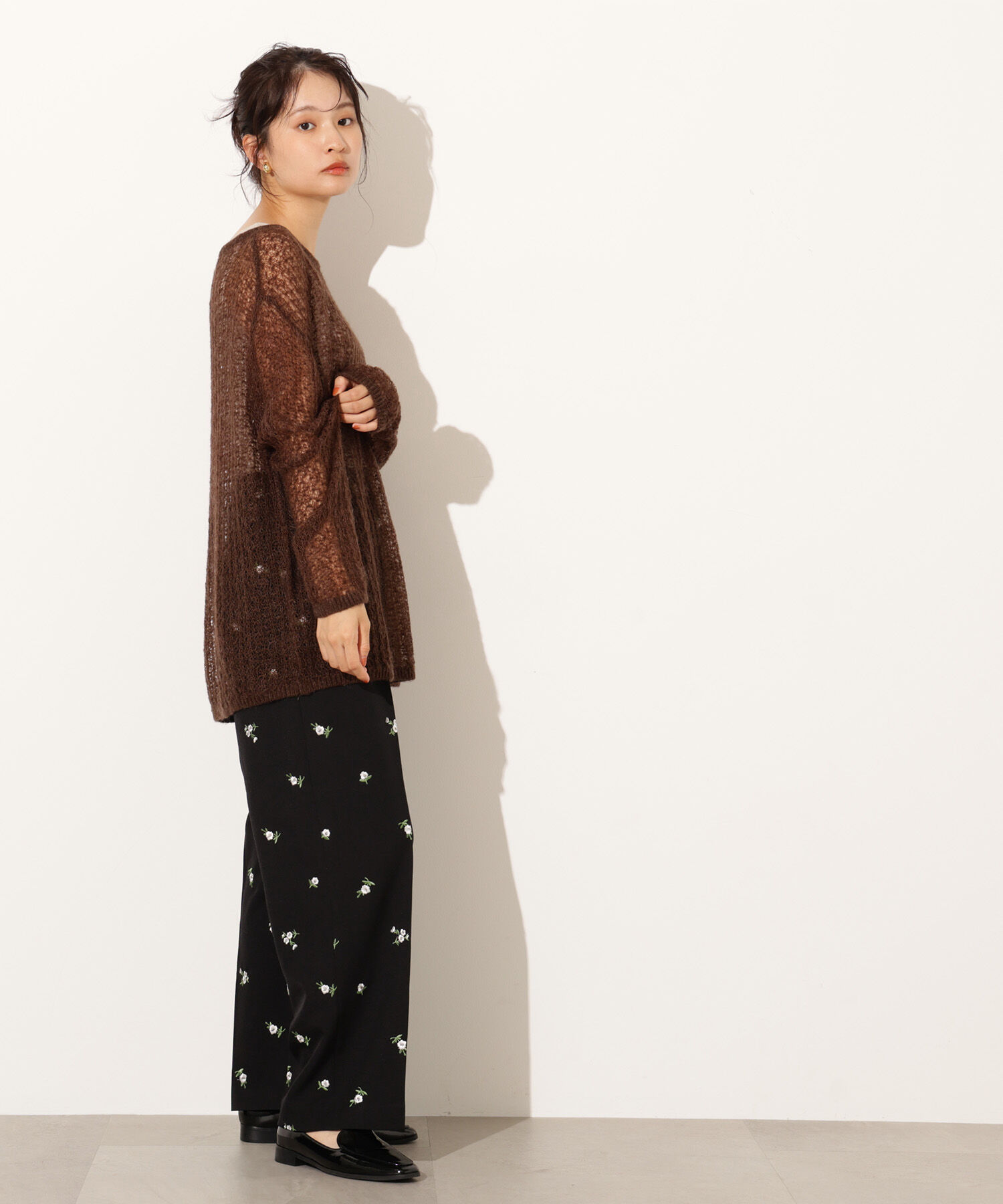  「モヘヤブレンドオーバーニット」|ニット・セーター|