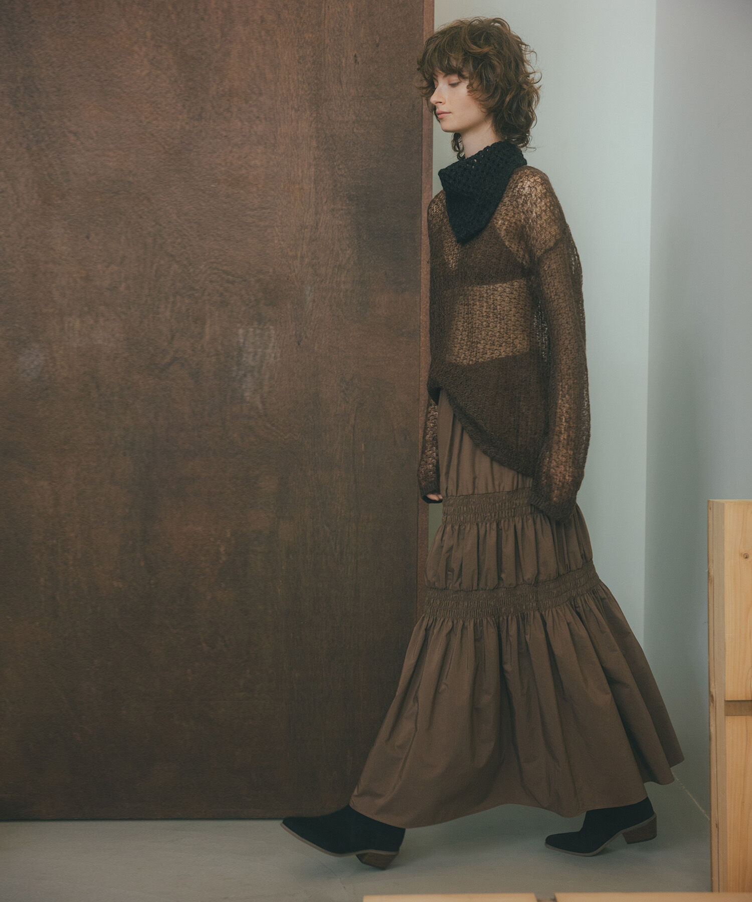  「モヘヤブレンドオーバーニット」|ニット・セーター|