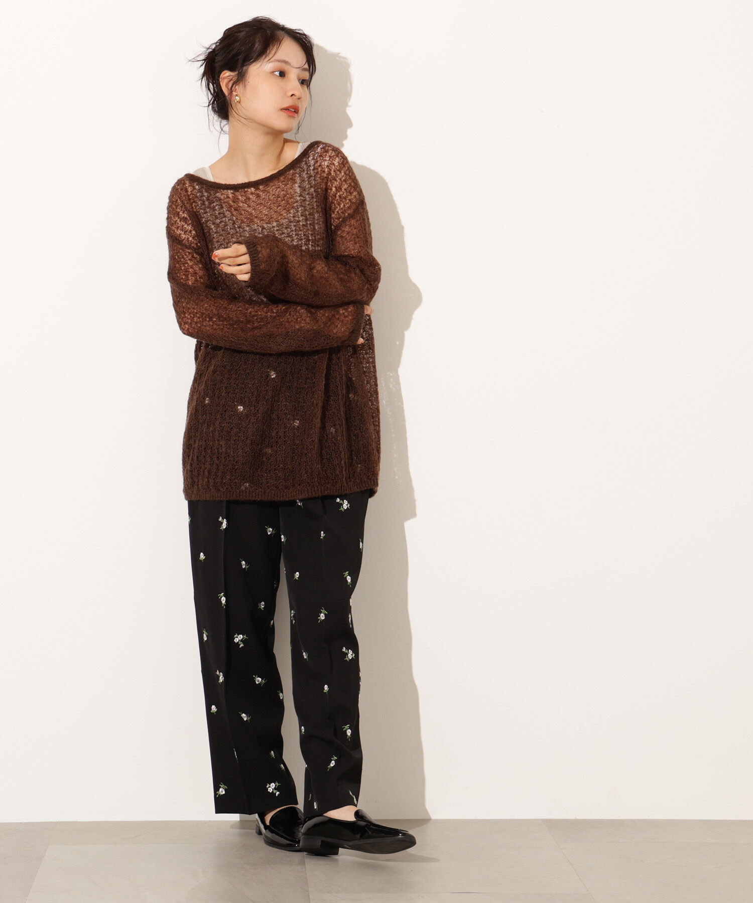  「モヘヤブレンドオーバーニット」|ニット・セーター|