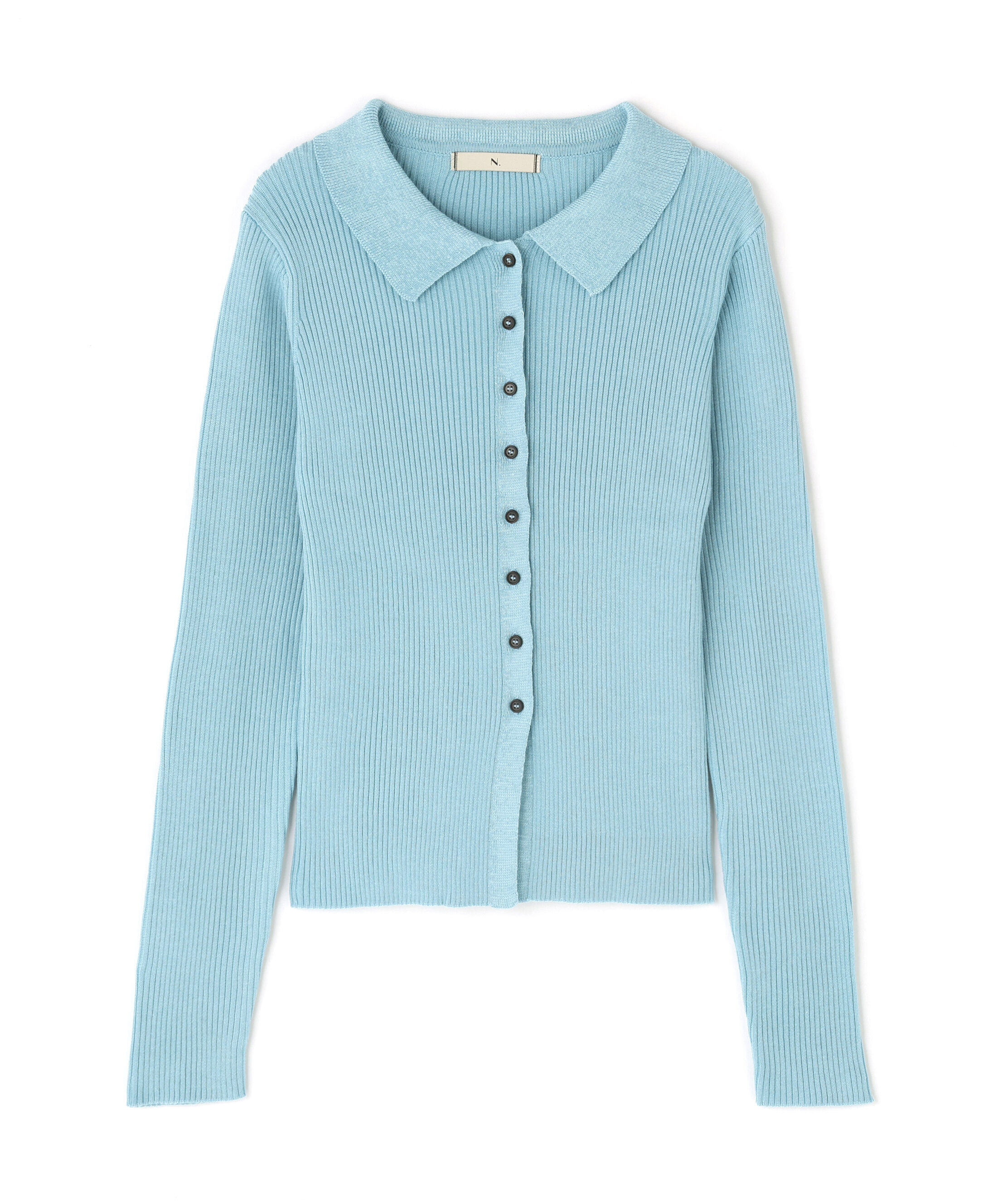  「ポロカラーリブニット」|ニット・セーター|