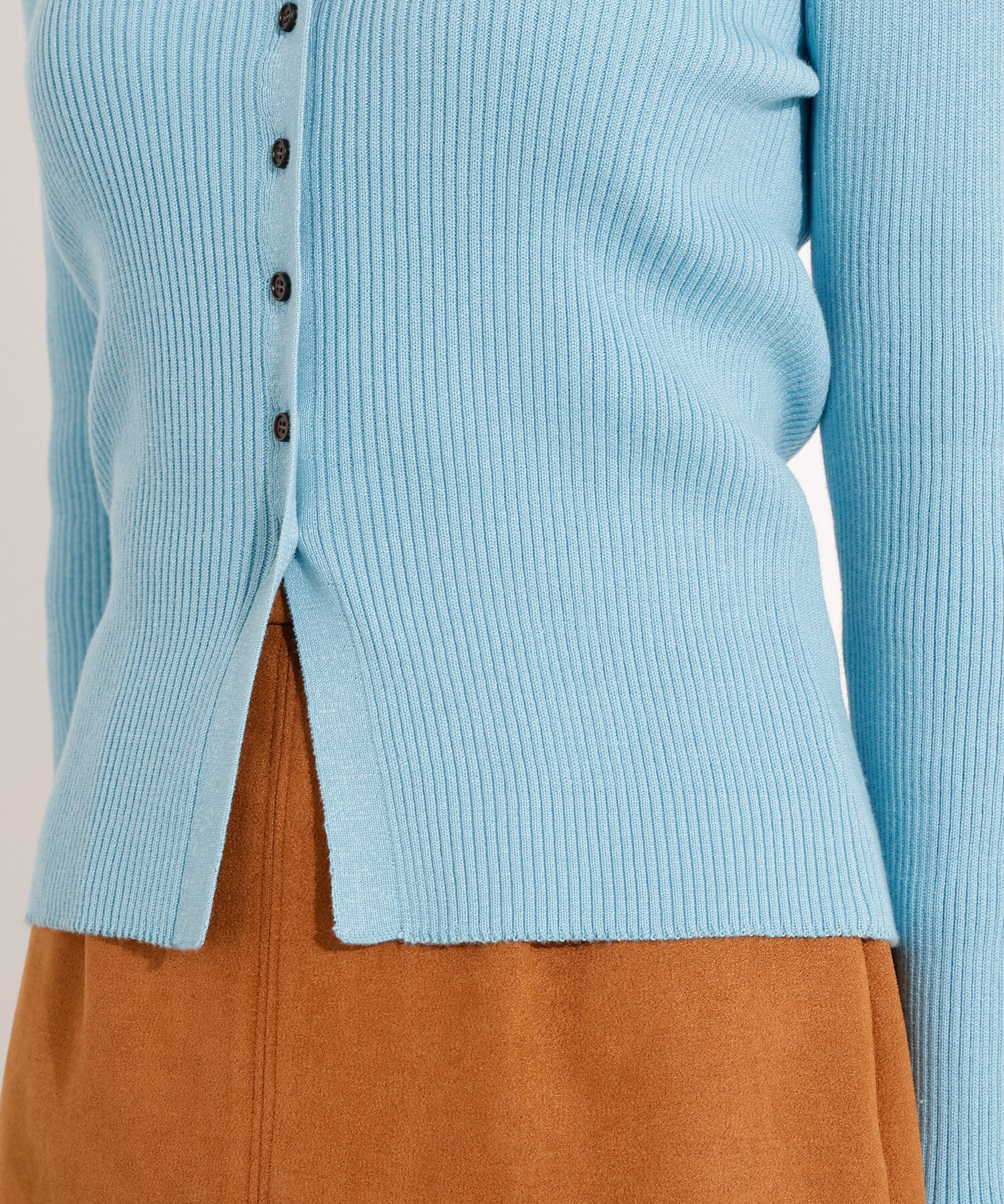  「ポロカラーリブニット」|ニット・セーター|