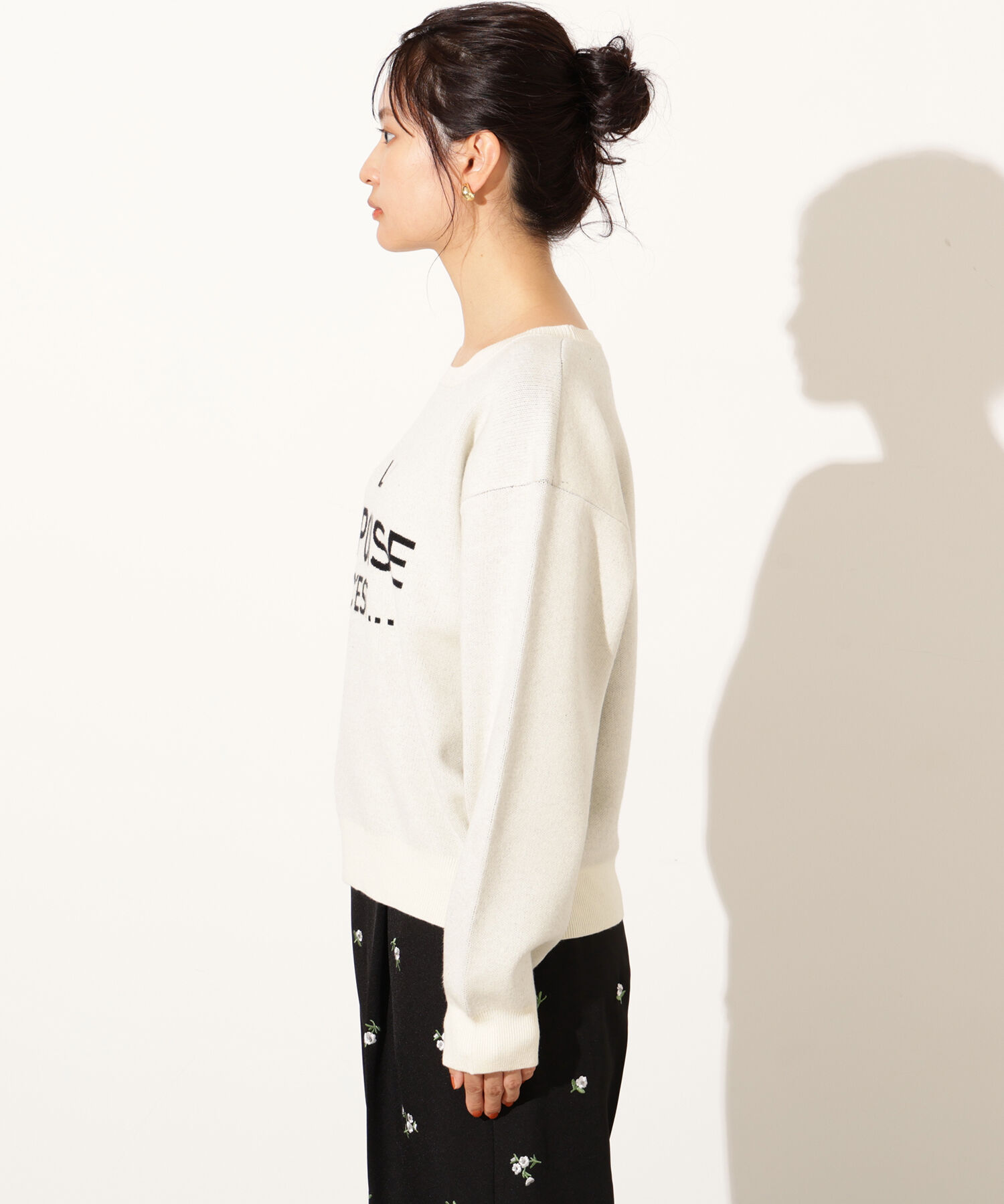  「フレンチロゴジャガードニット」|ニット・セーター|