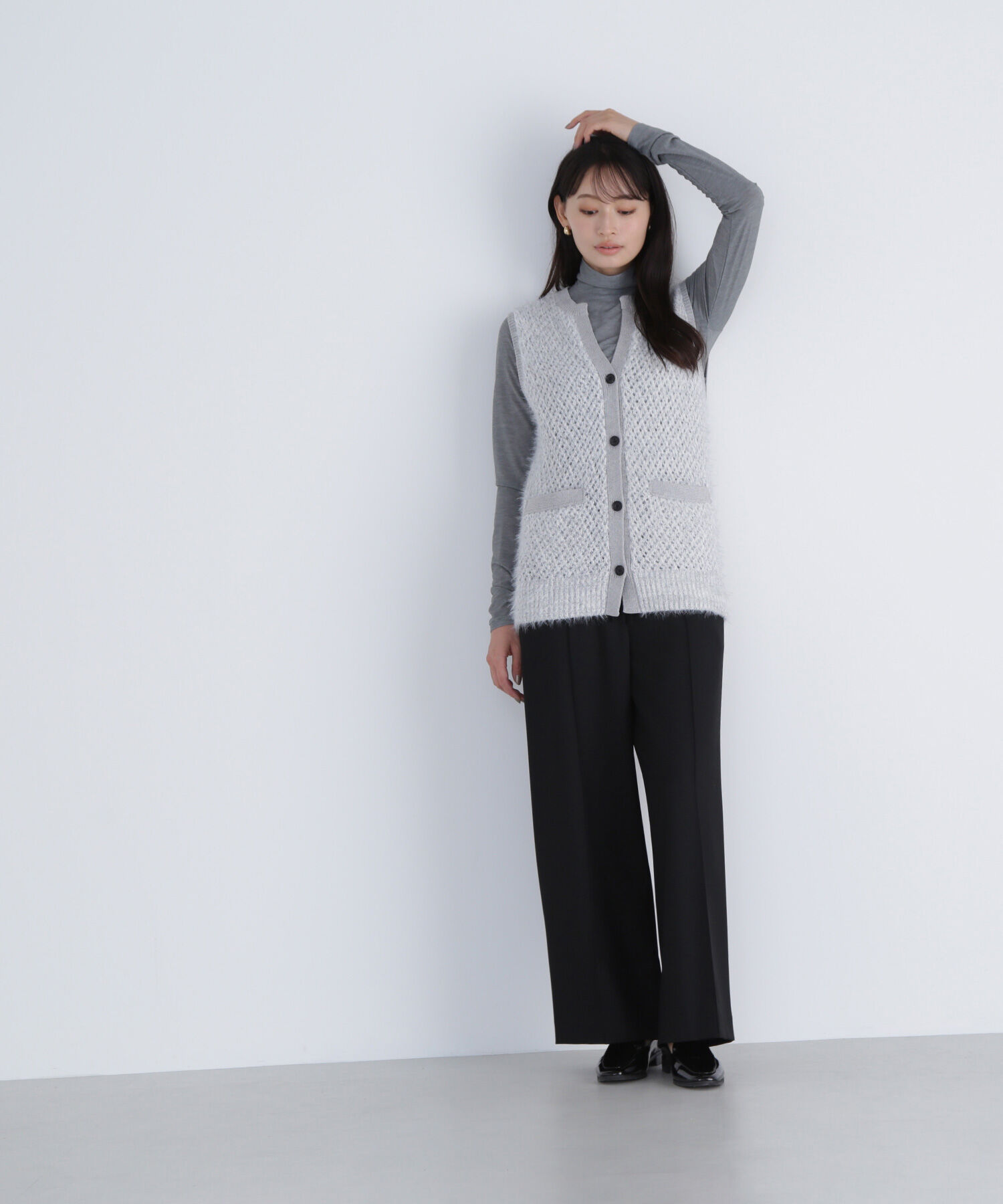  「シアーカットソーシリーズ ハイネック」|Tシャツ・カットソー|