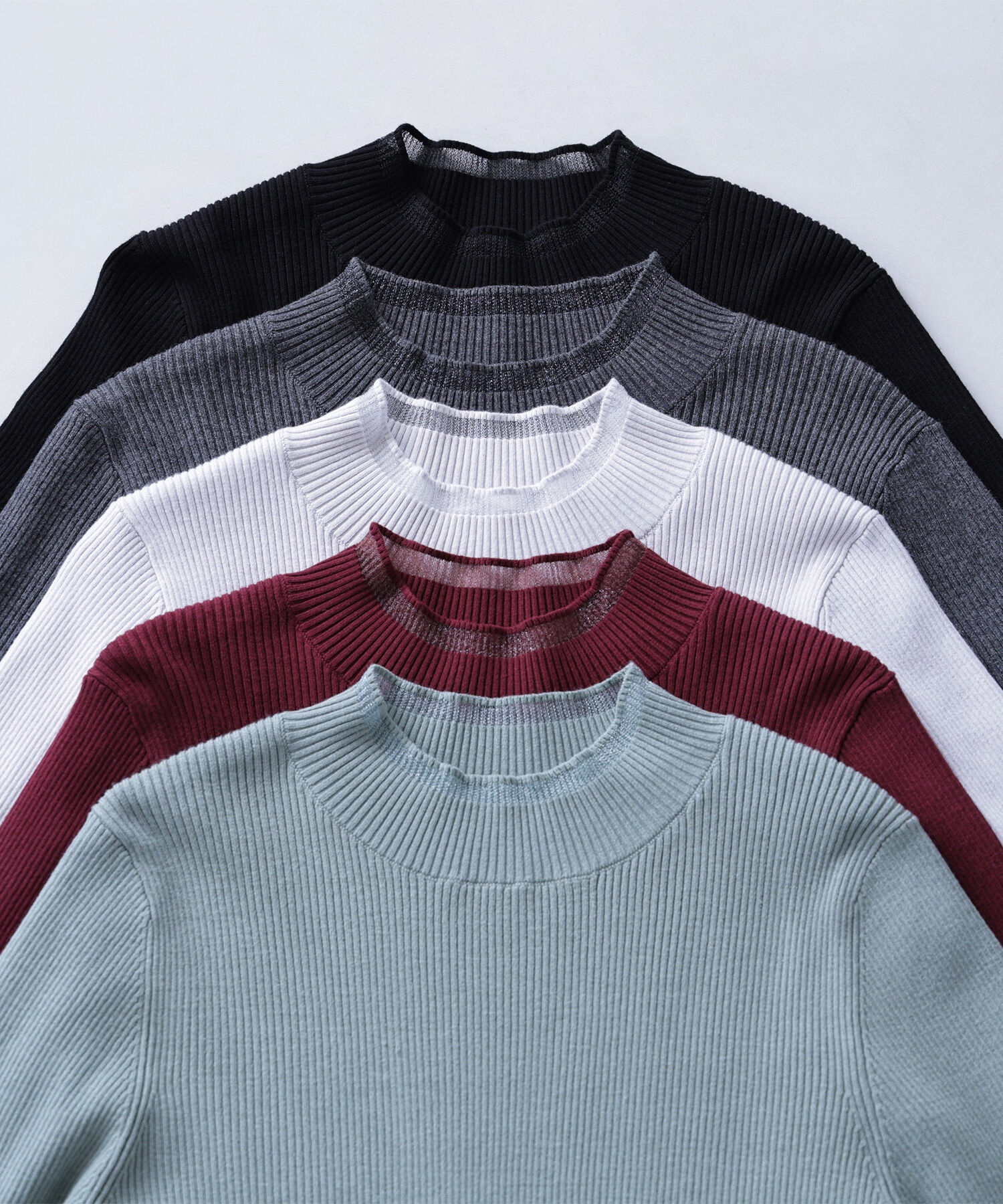  「&ldquo;さりげな&rdquo;シアースリーブニット」|ニット・セーター|