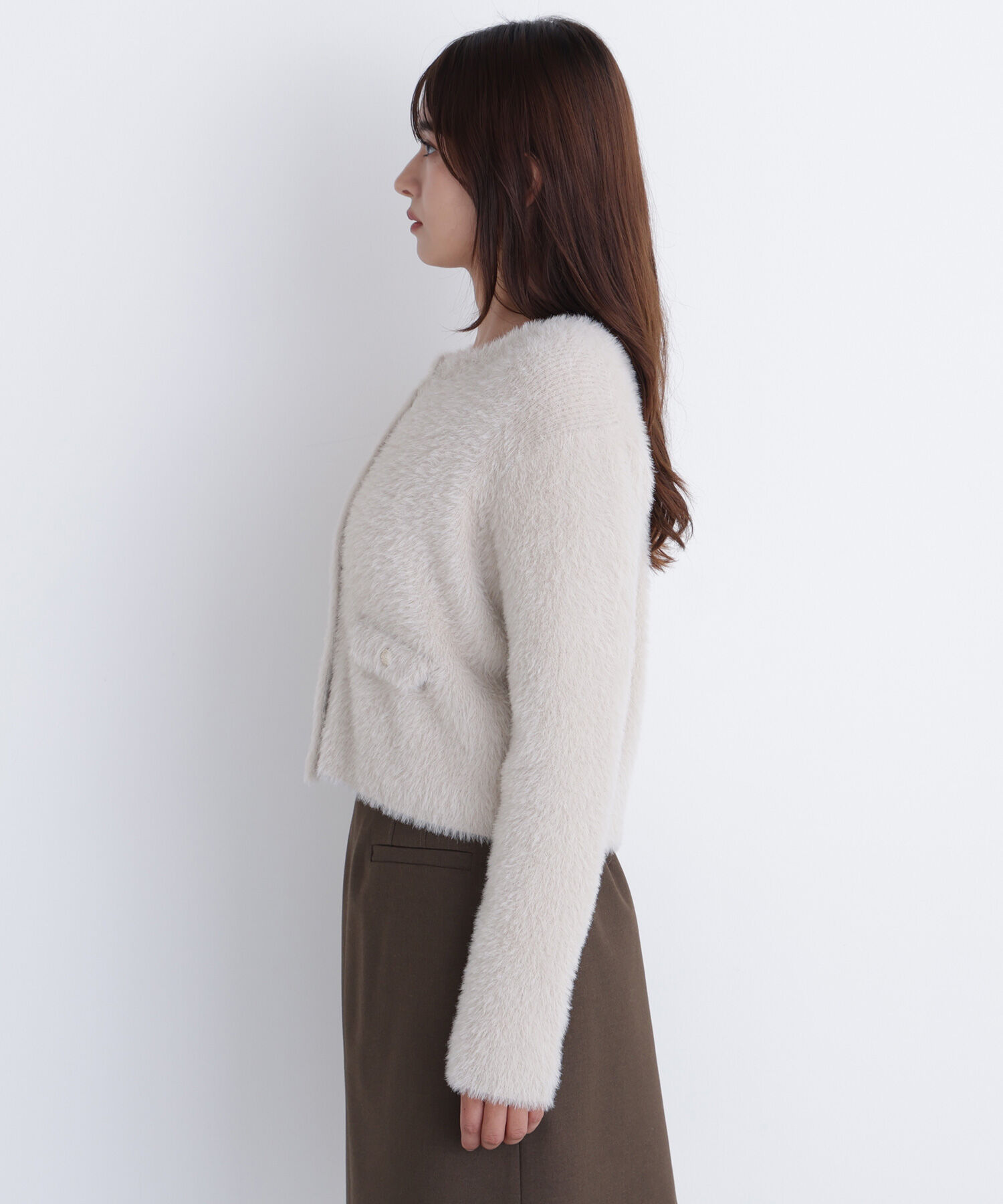  「&ldquo;ふわ＆リブ&rdquo;アンサンブルニット」|ニット・セーター|