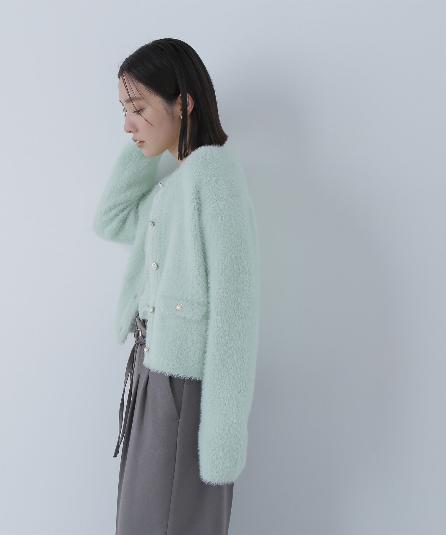  「&ldquo;ふわ＆リブ&rdquo;アンサンブルニット」|ニット・セーター|