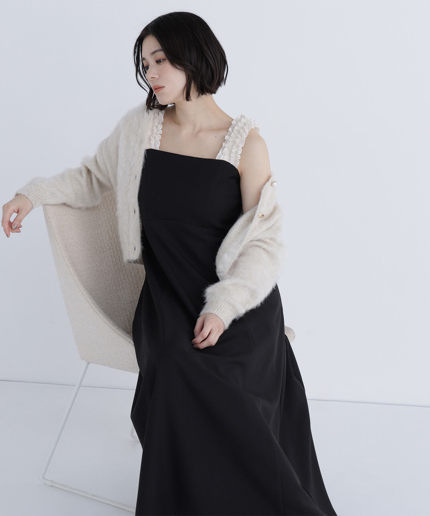  「フリルショルダージャンスカ」|ワンピース|