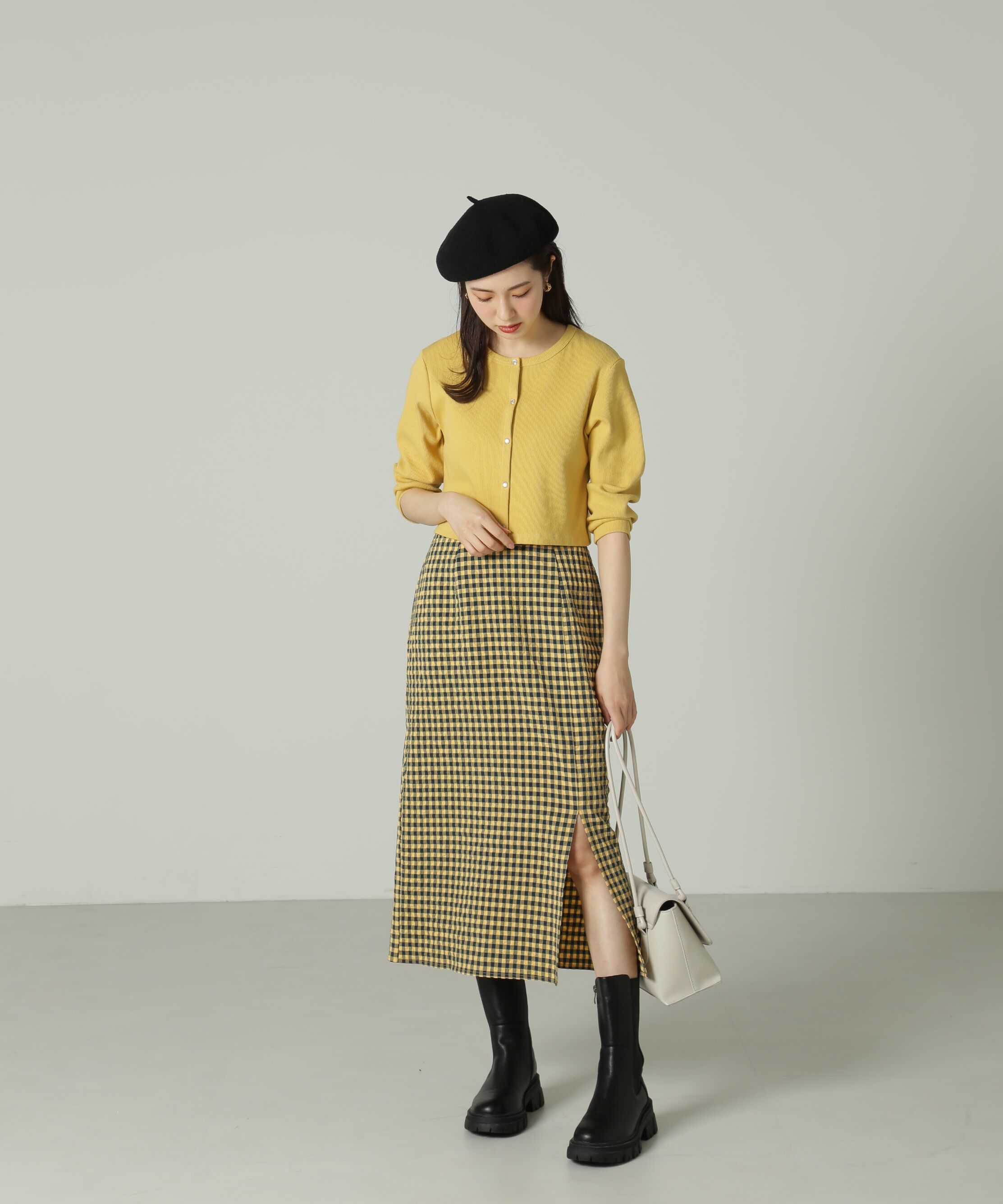  「[ﾍﾞｰｼﾞｭｷﾞﾝｶﾞﾑｶﾗｰWEB限定][低身長ｻｲｽﾞ/Sｼﾘｰｽﾞ]ｷ 」|スカート|