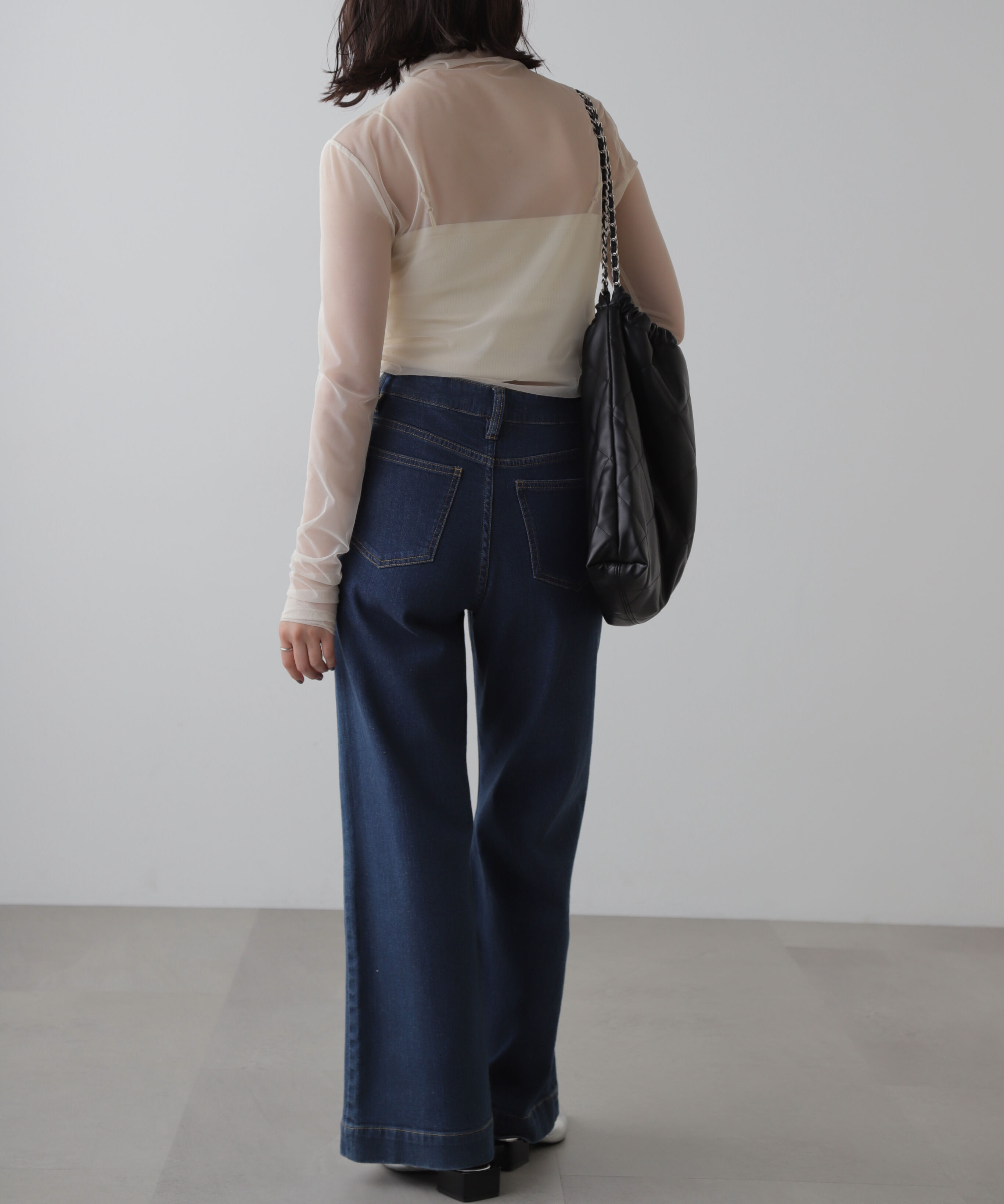  「[低身長サイズ/Sシリーズ]ベーシックワイドデニムパンツ」|その他|