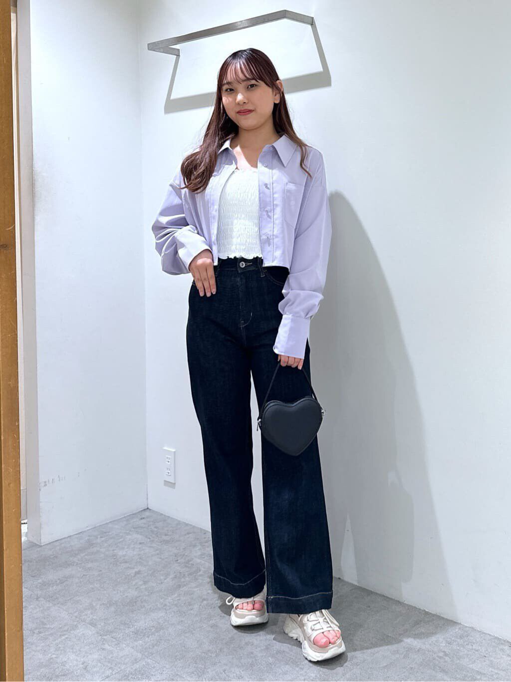  「[低身長サイズ/Sシリーズ]ベーシックワイドデニムパンツ」|その他|