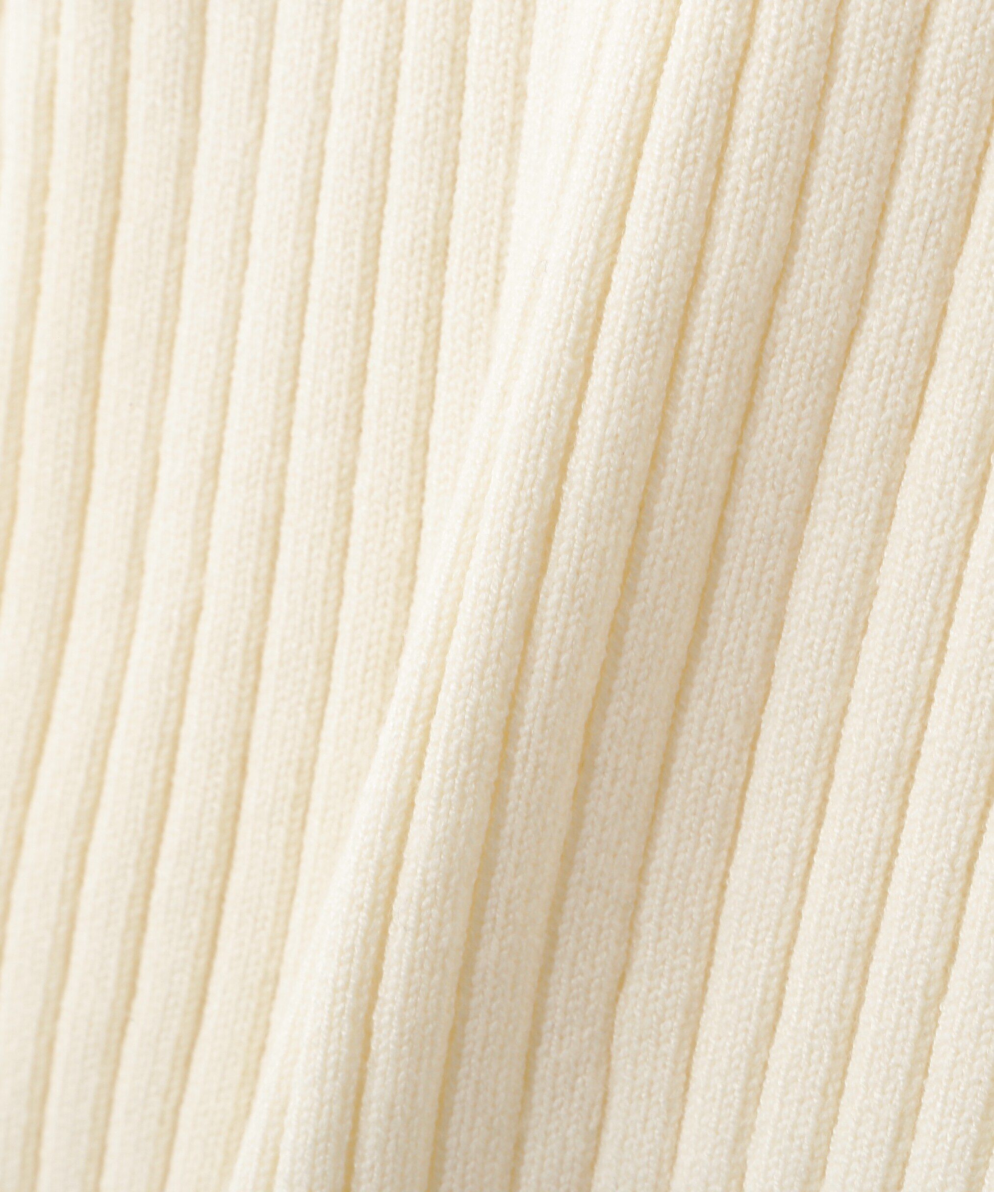  「前後2Wayスリットカットアウトリブニット」|ニット・セーター|