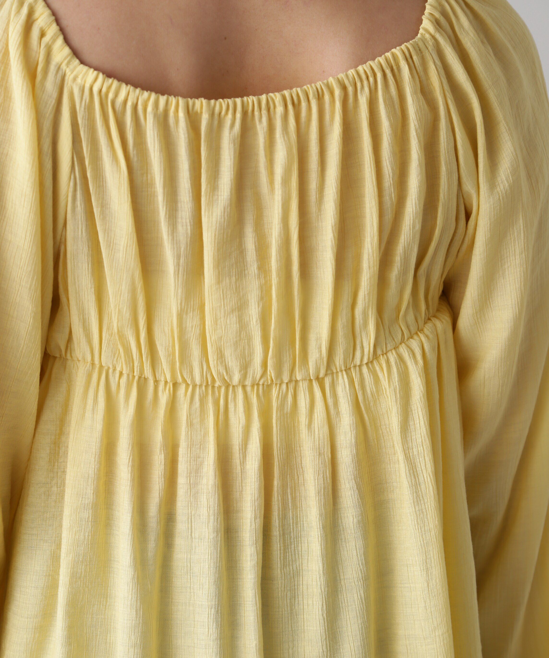  「フロントスリット2Wayオフショルギャザーブラウス」|シャツ・ブラウス|