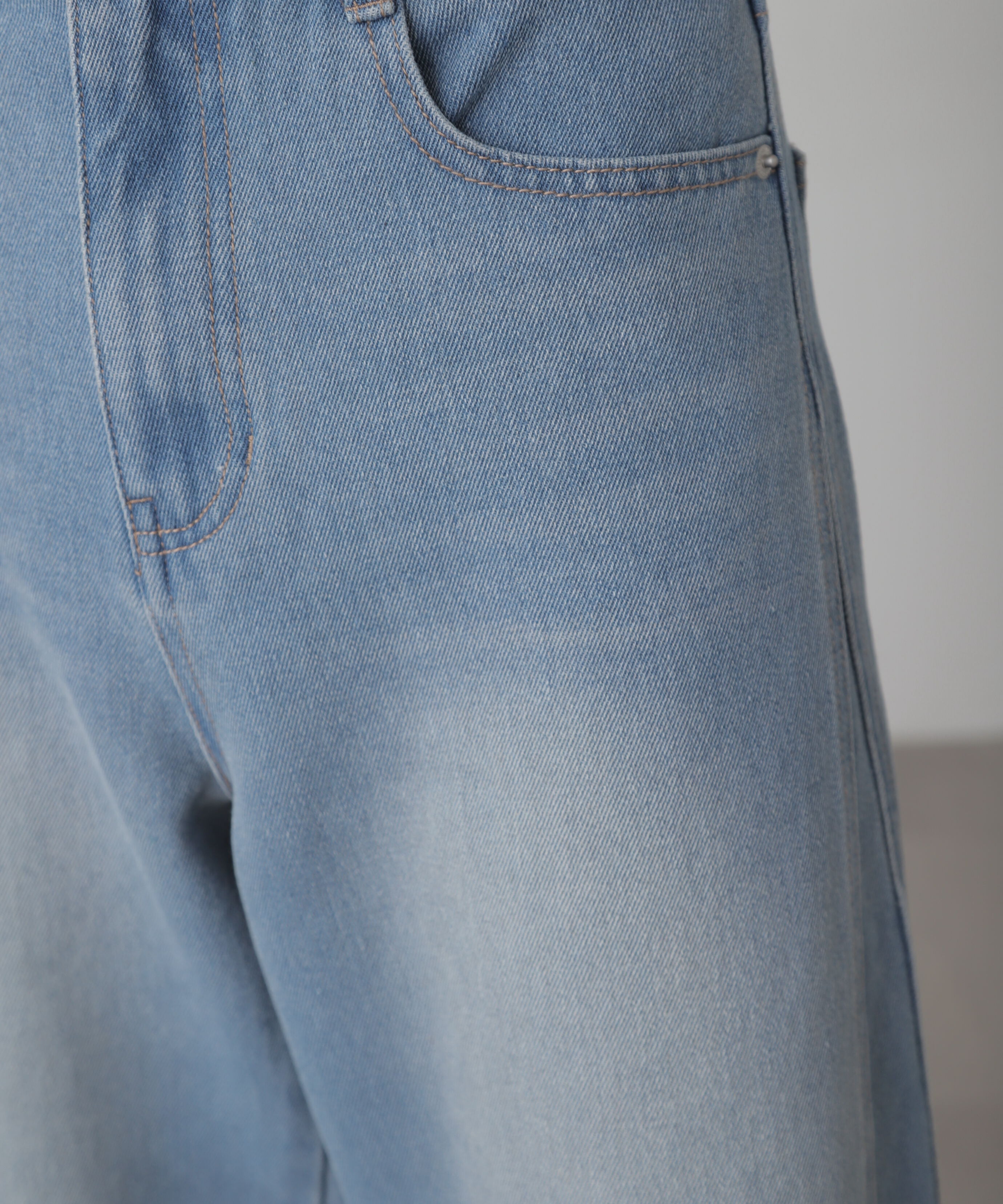  「[XS-Lサイズ展開]サイドパネルヴィンテージライクワイドデニム」|その他|