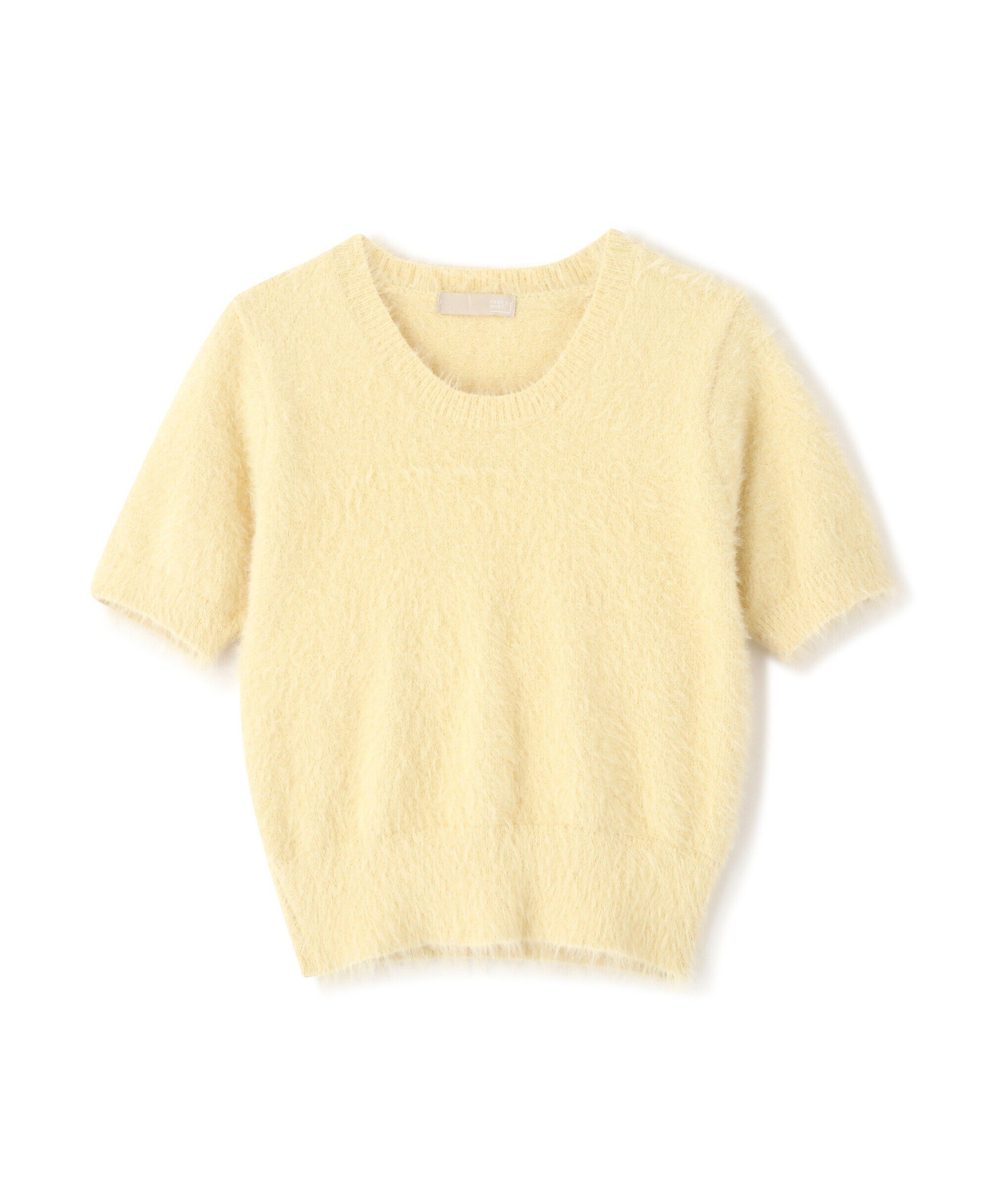  「シャギー半袖ニット」|ニット・セーター|