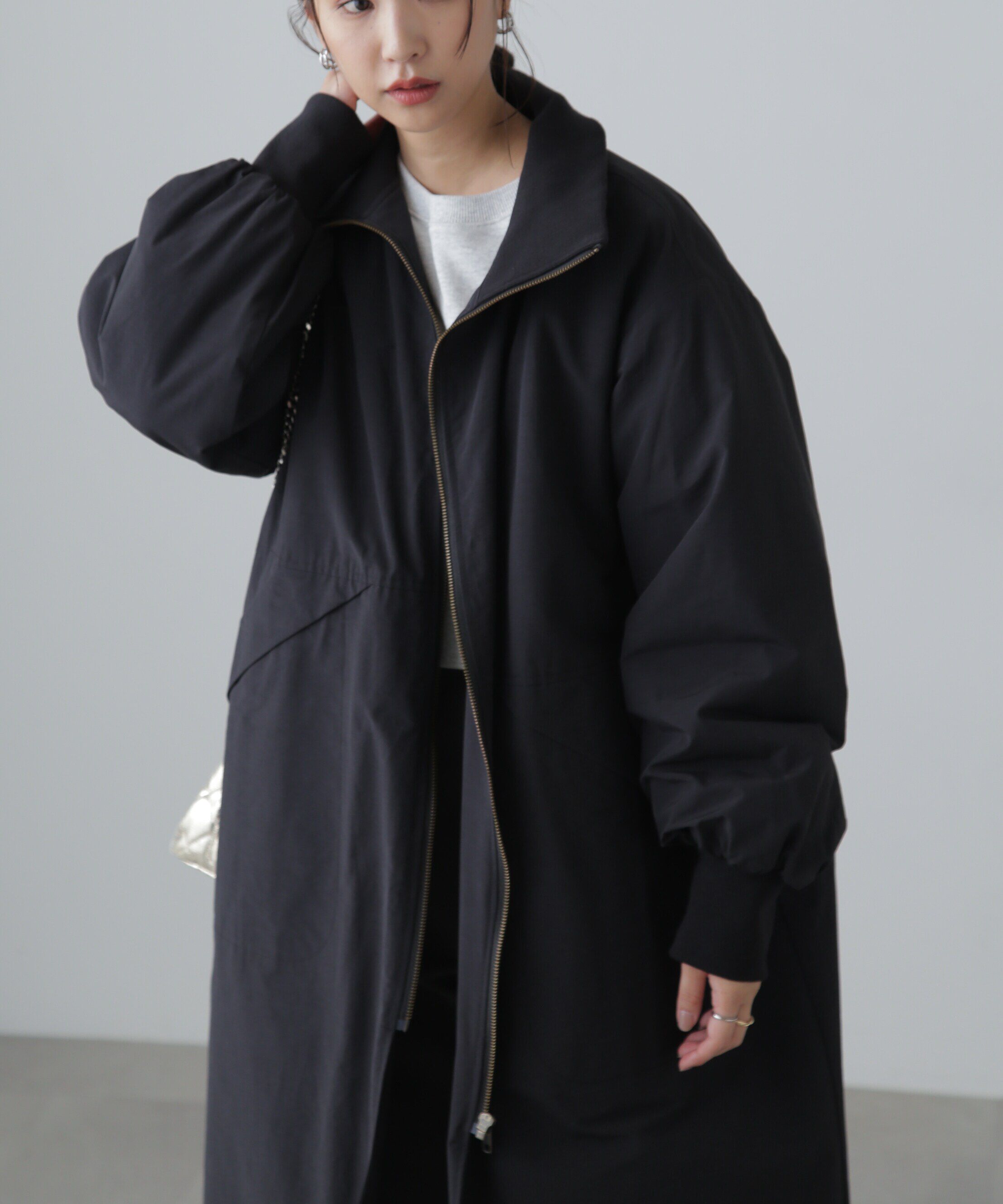  「リブスタンドロングコート」|その他|