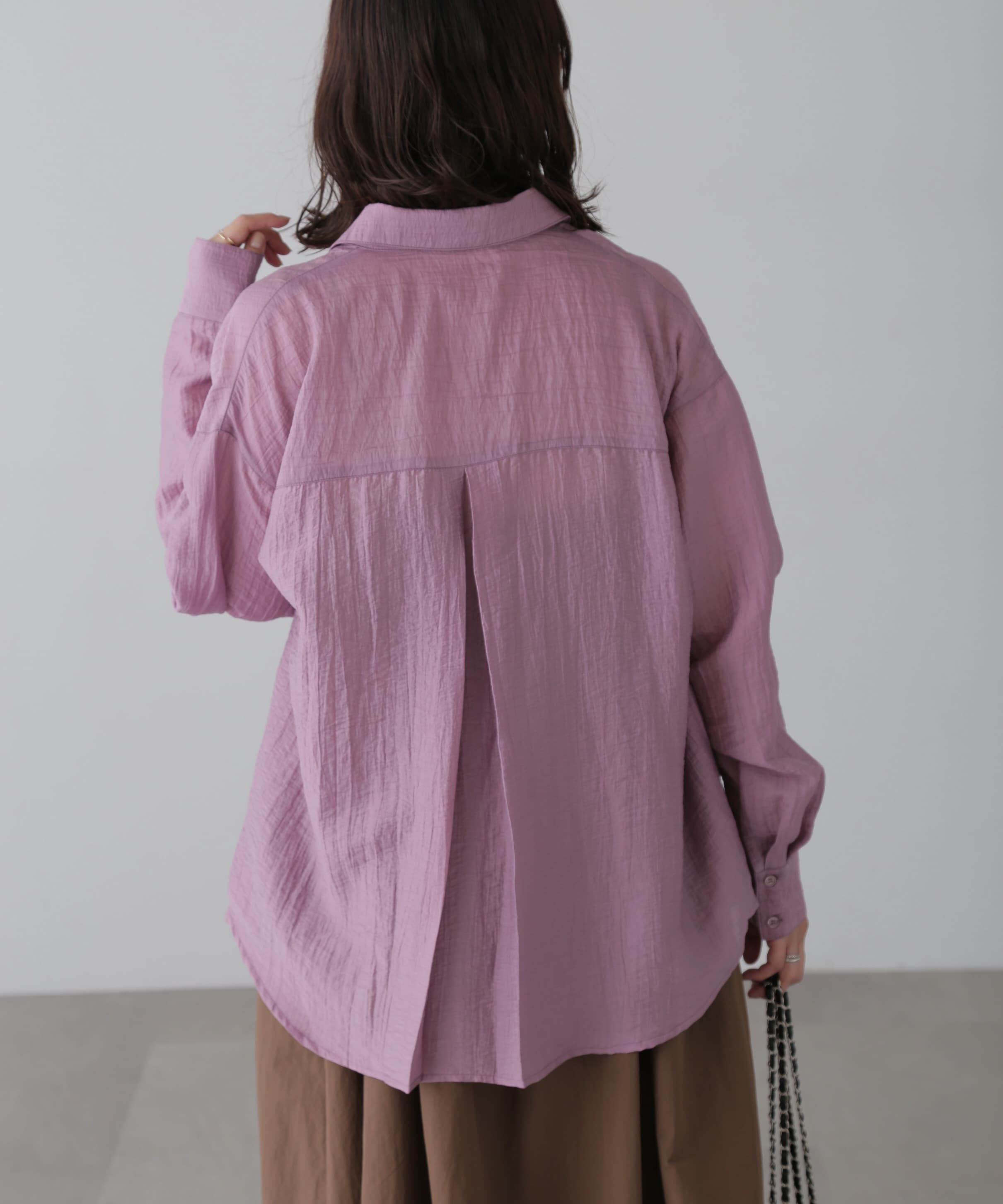  「ワッシャービッグシャツ」|シャツ・ブラウス|