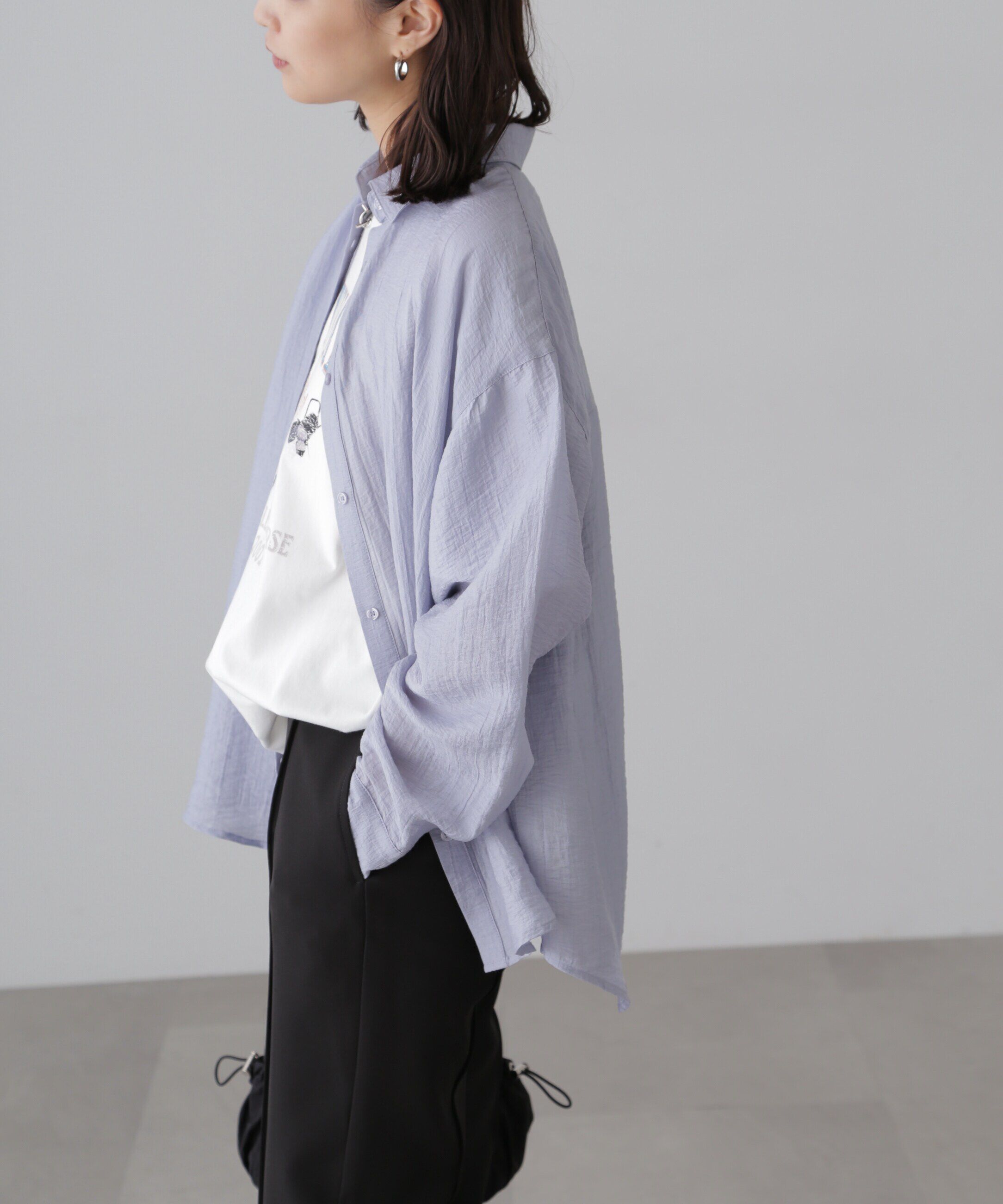  「ワッシャービッグシャツ」|シャツ・ブラウス|