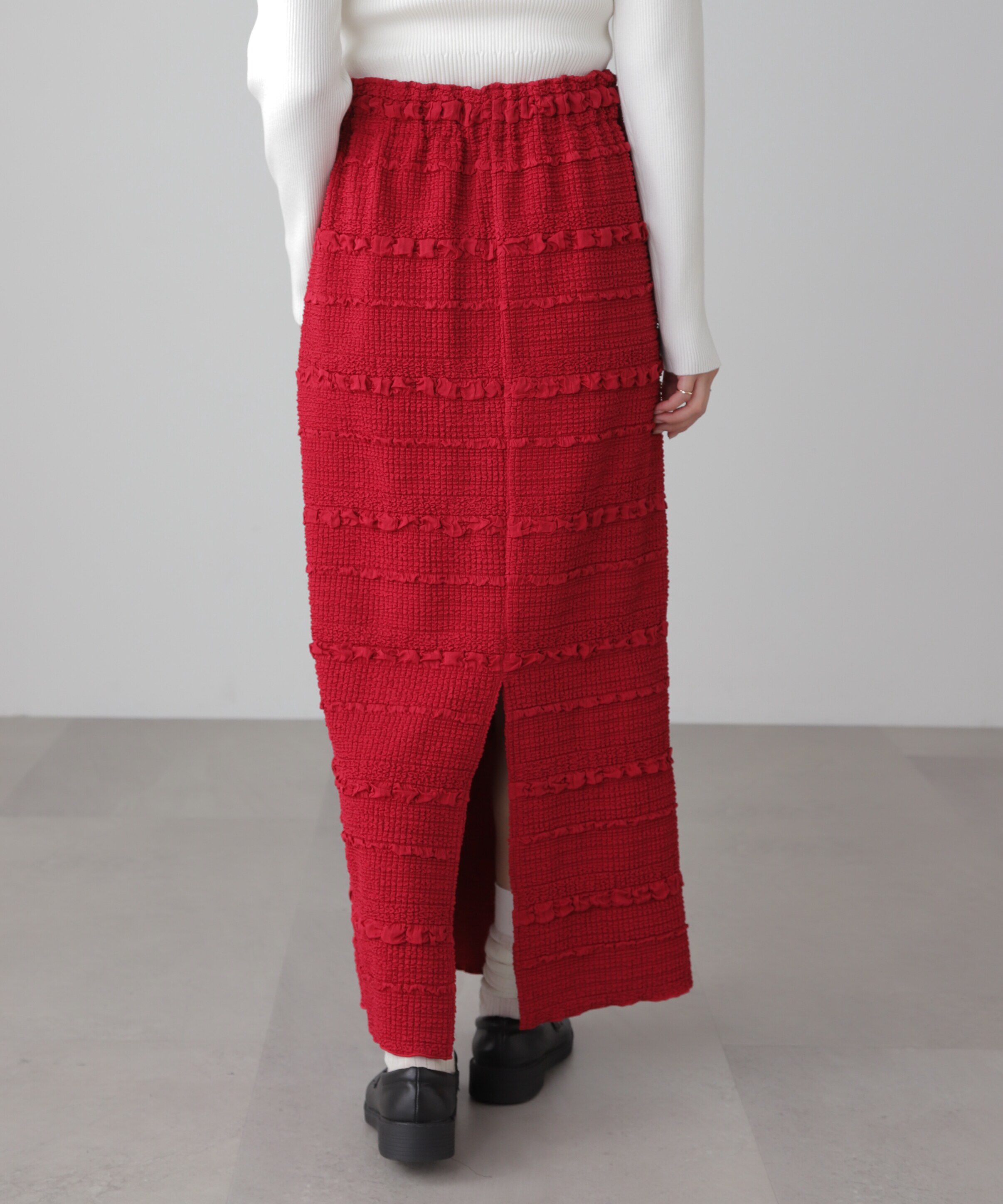  「ぽこぽこIラインスカート」|スカート|